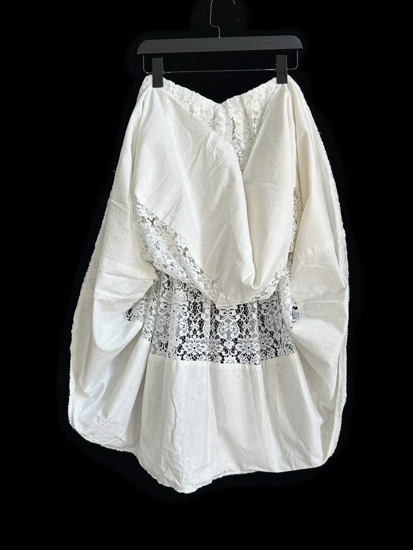 Comme des Garcons Lace Midi Skirt — back