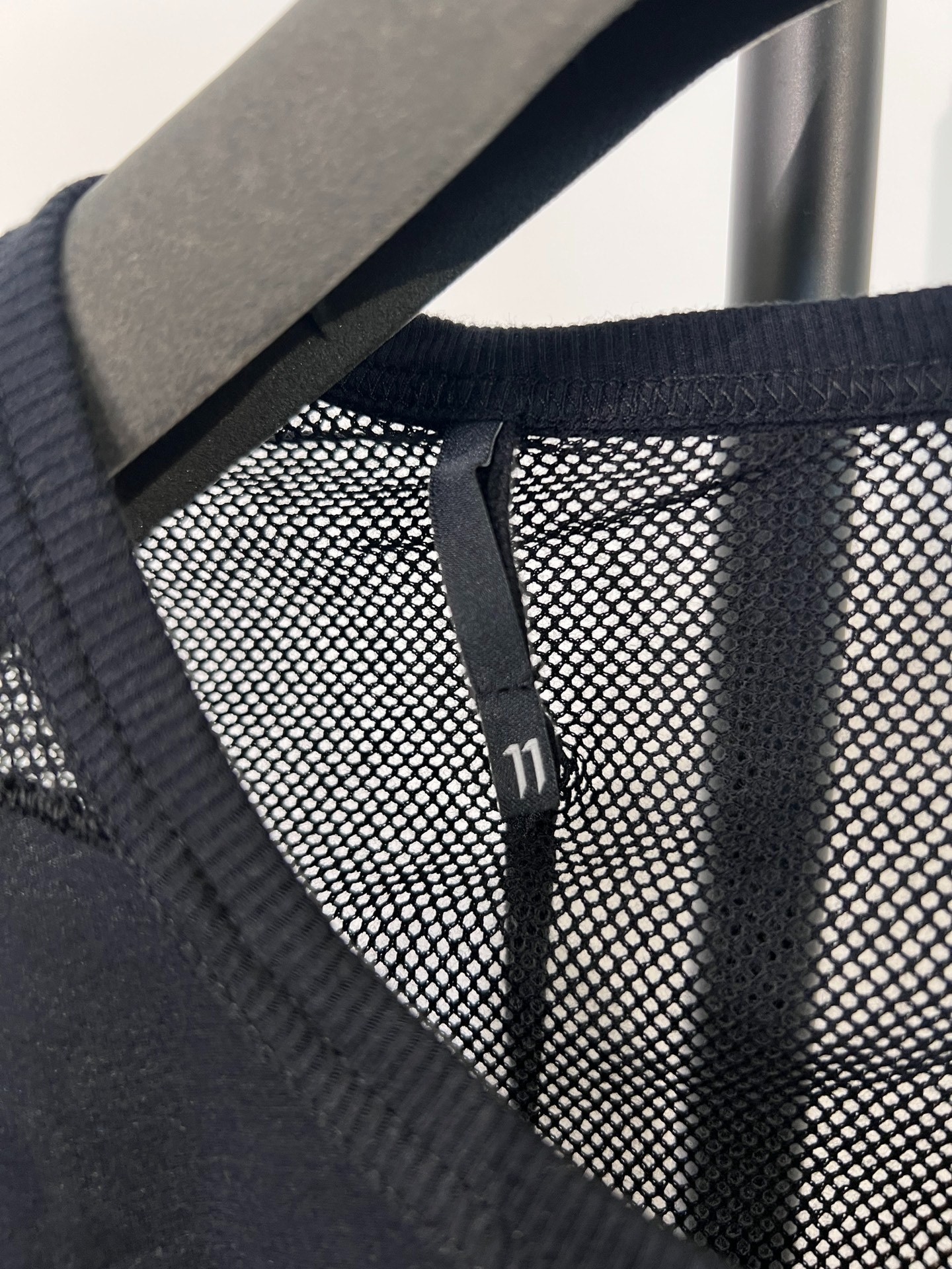 11 by Boris B Saberi Mesh Tee — label