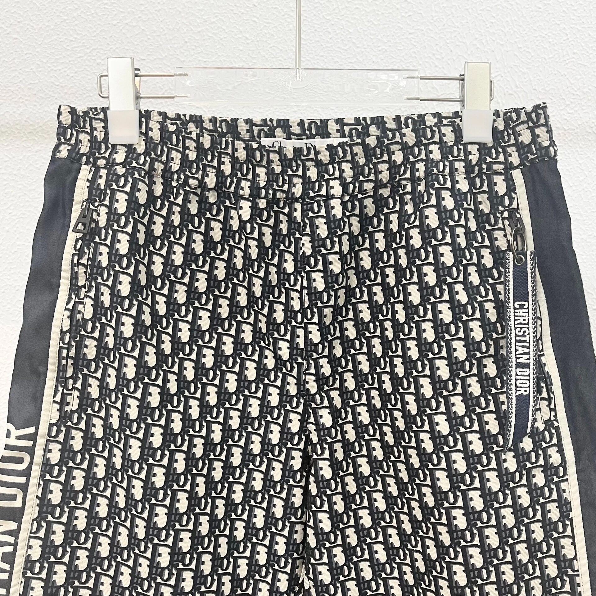 Dior Monogram Blue Jogger Trousers — front
