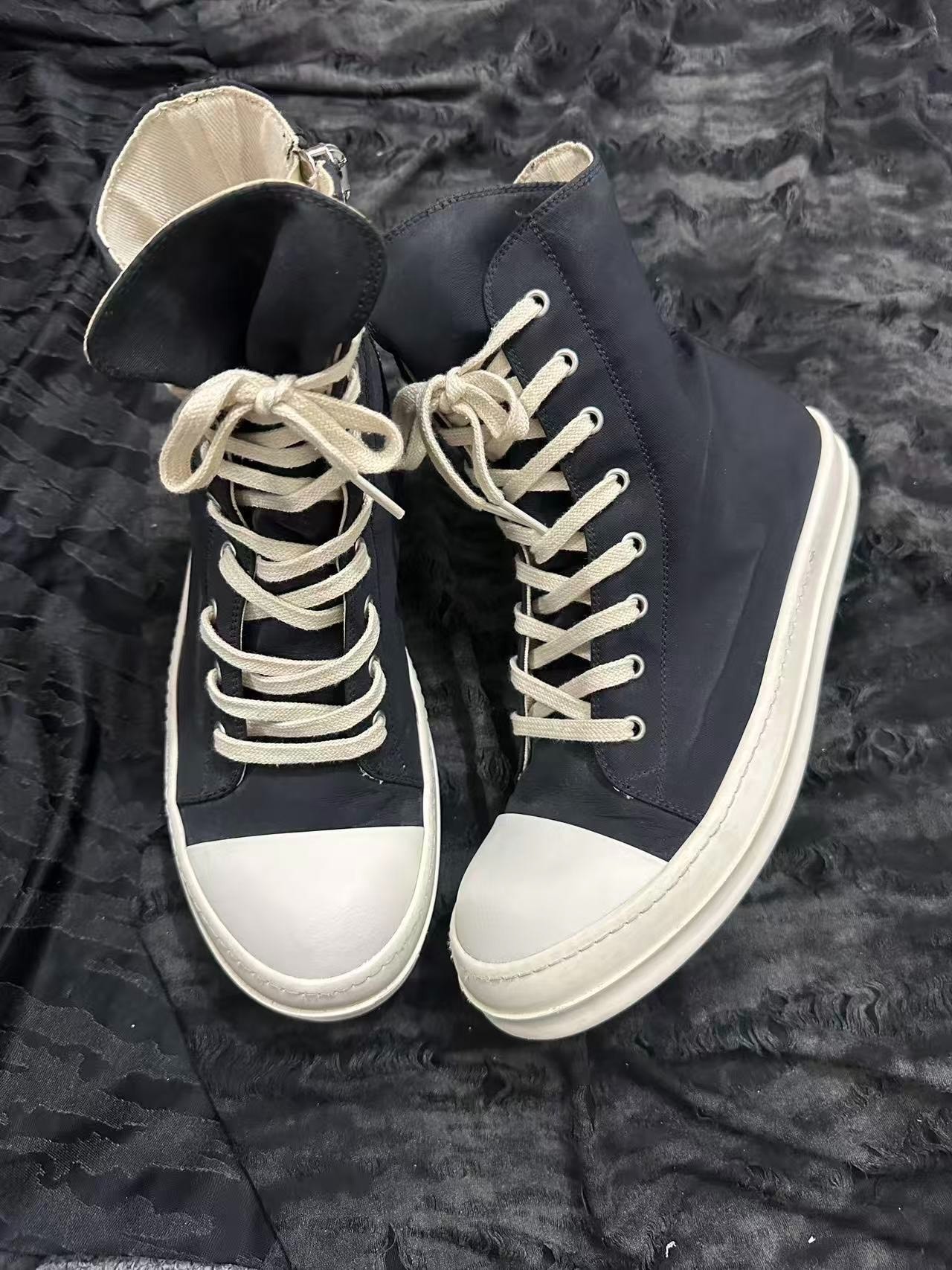 Rick Owens DRKSHDW High-Top Shoes — back