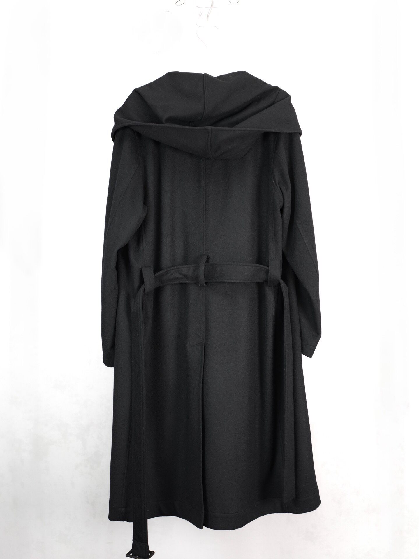 Yohji Yamamoto Boxing Hooded Coat — front