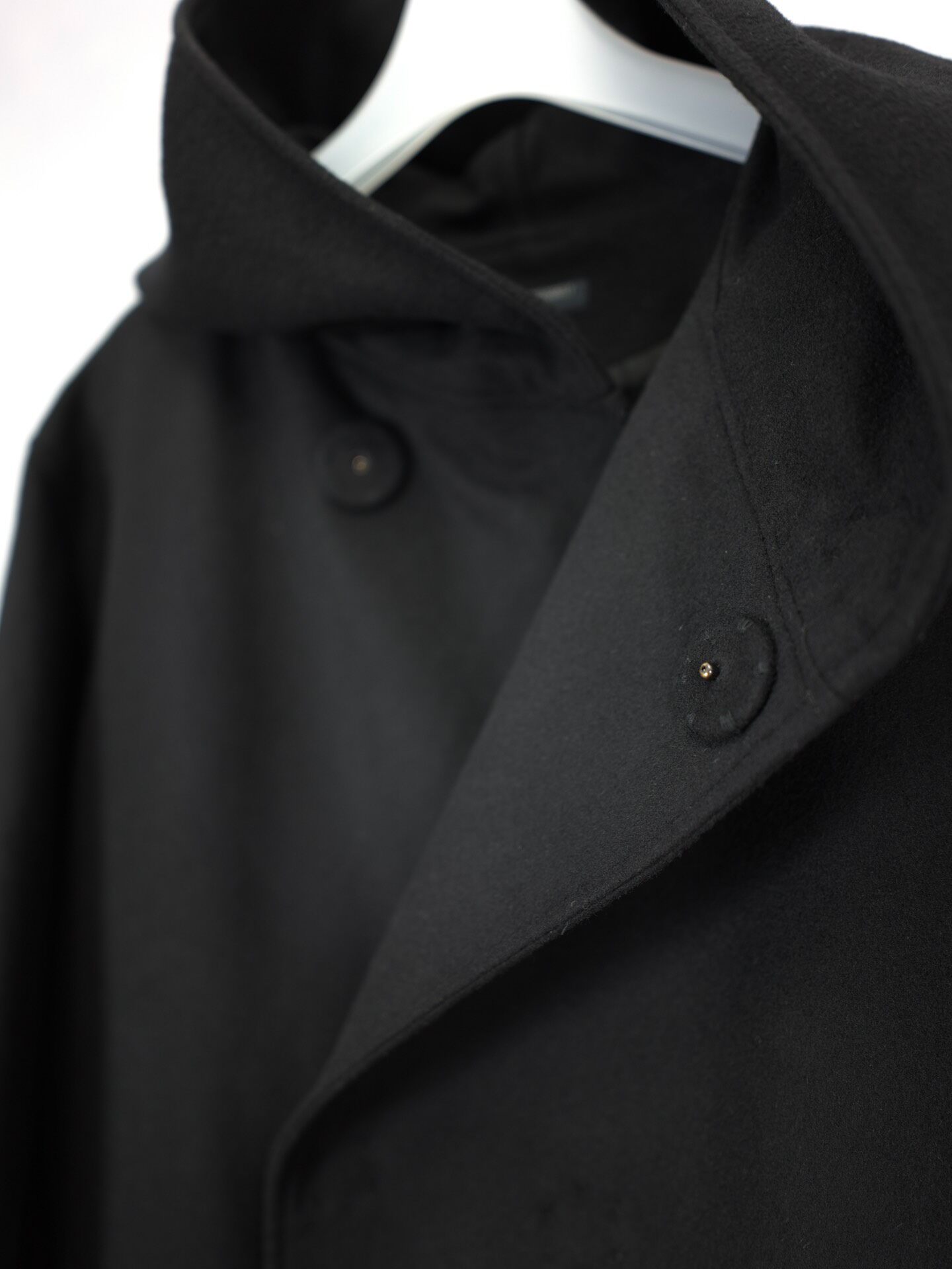 Yohji Yamamoto Boxing Hooded Coat — label