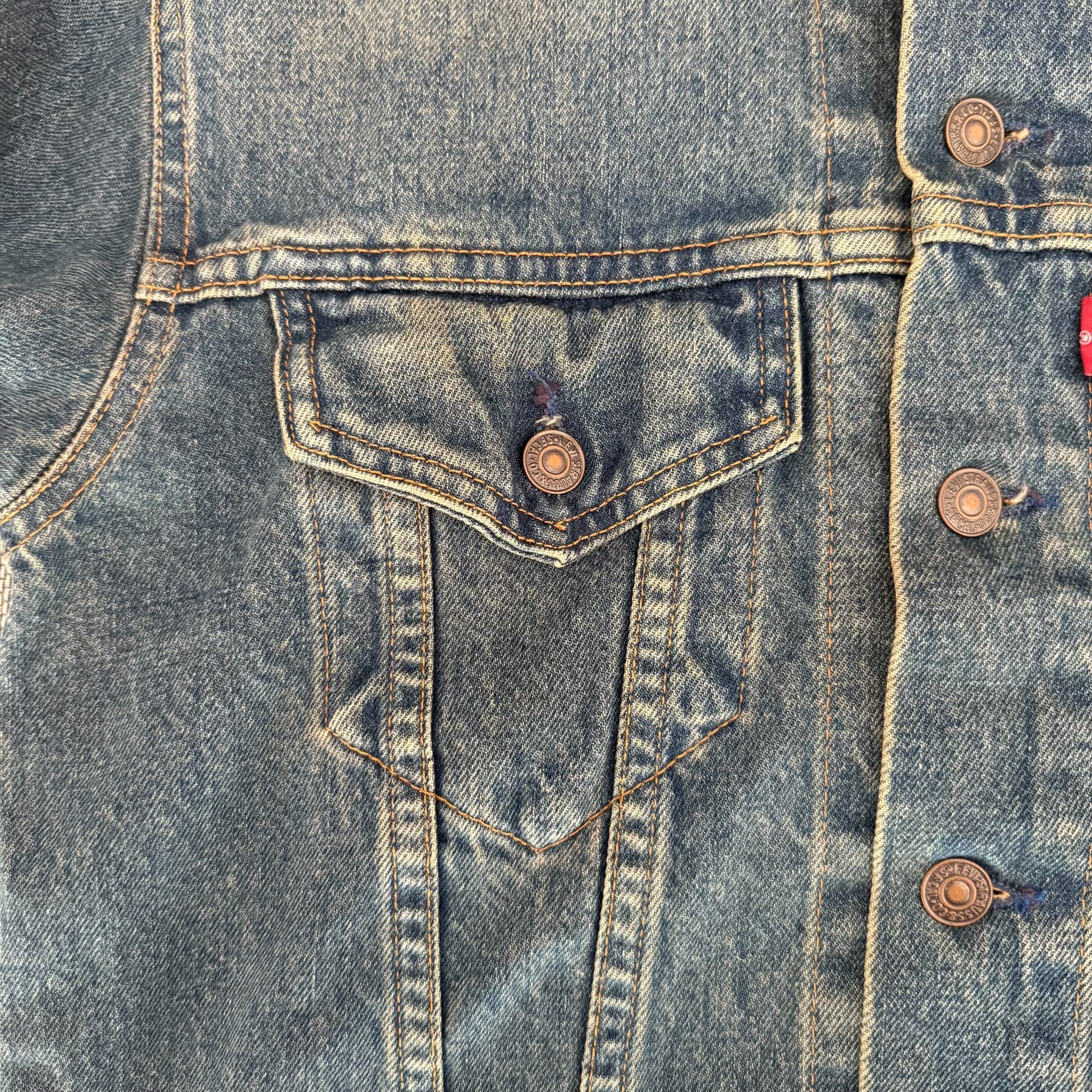 Levis Lvc Type4 Denim Jacket — label