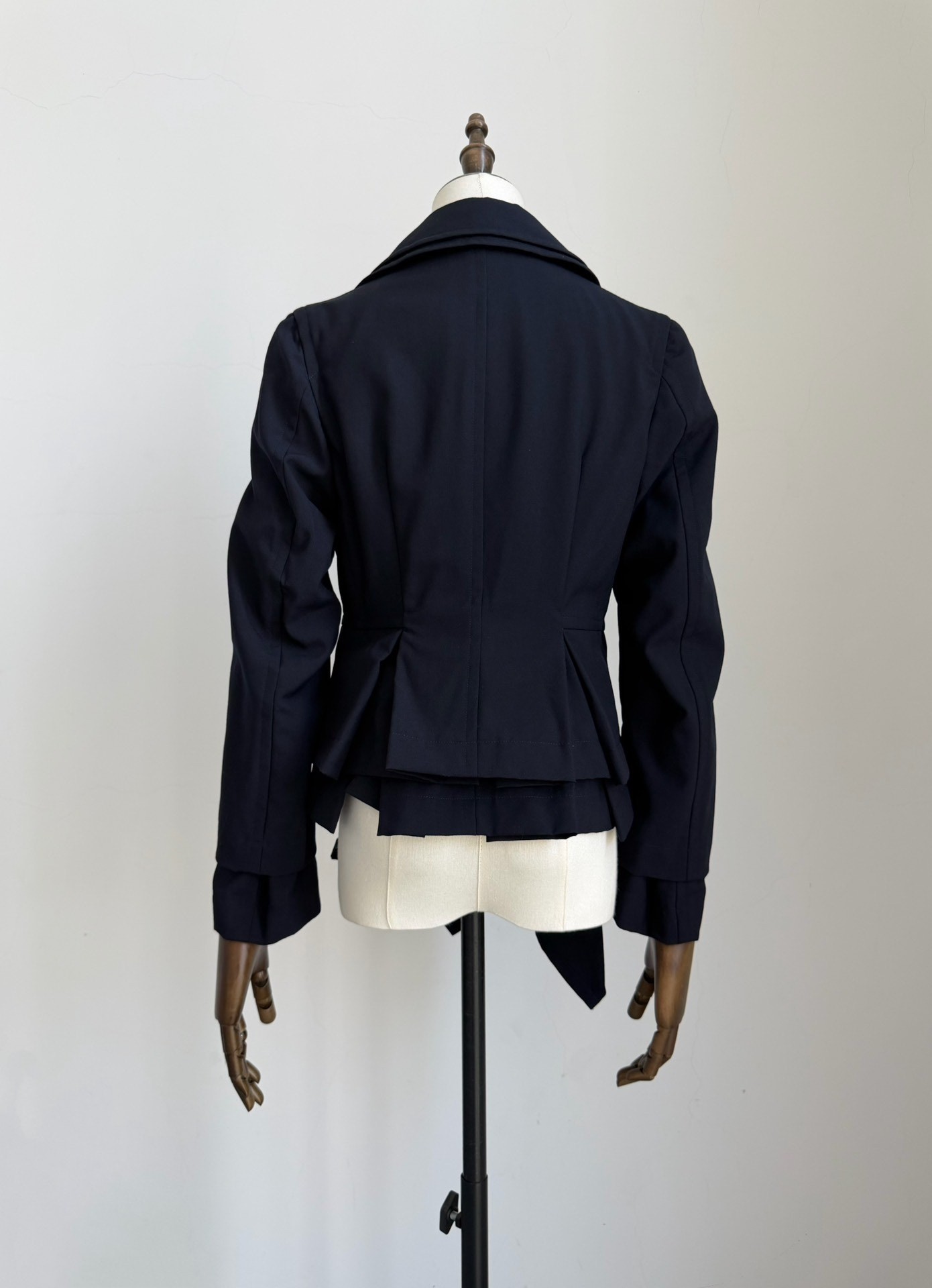 Comme des Garcons Deconstructed Wool Jacket — back