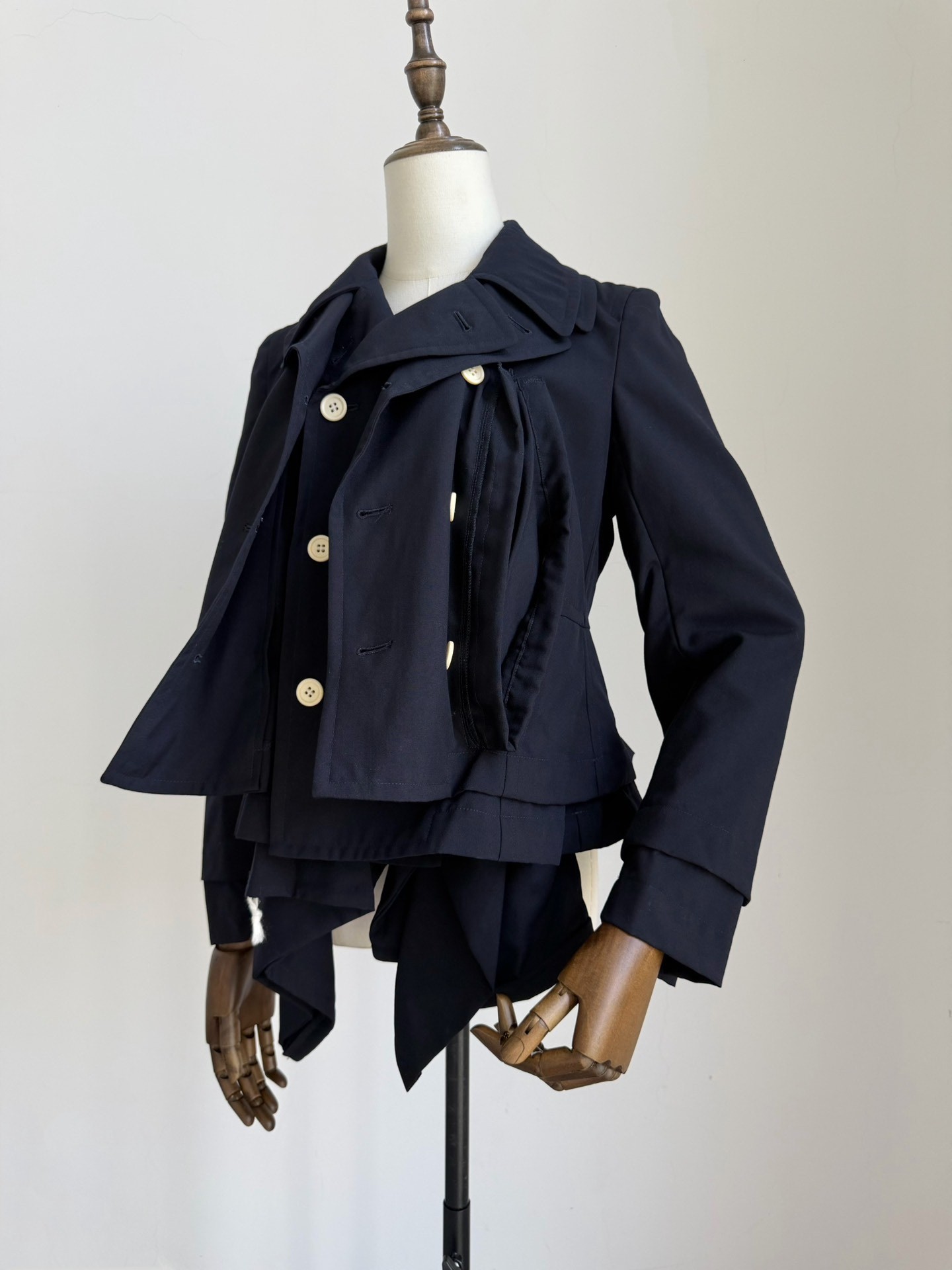 Comme des Garcons Deconstructed Wool Jacket — front