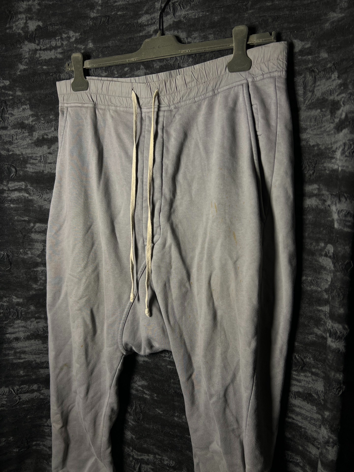 Rick Owens 18FW Gray Harem Pants — front