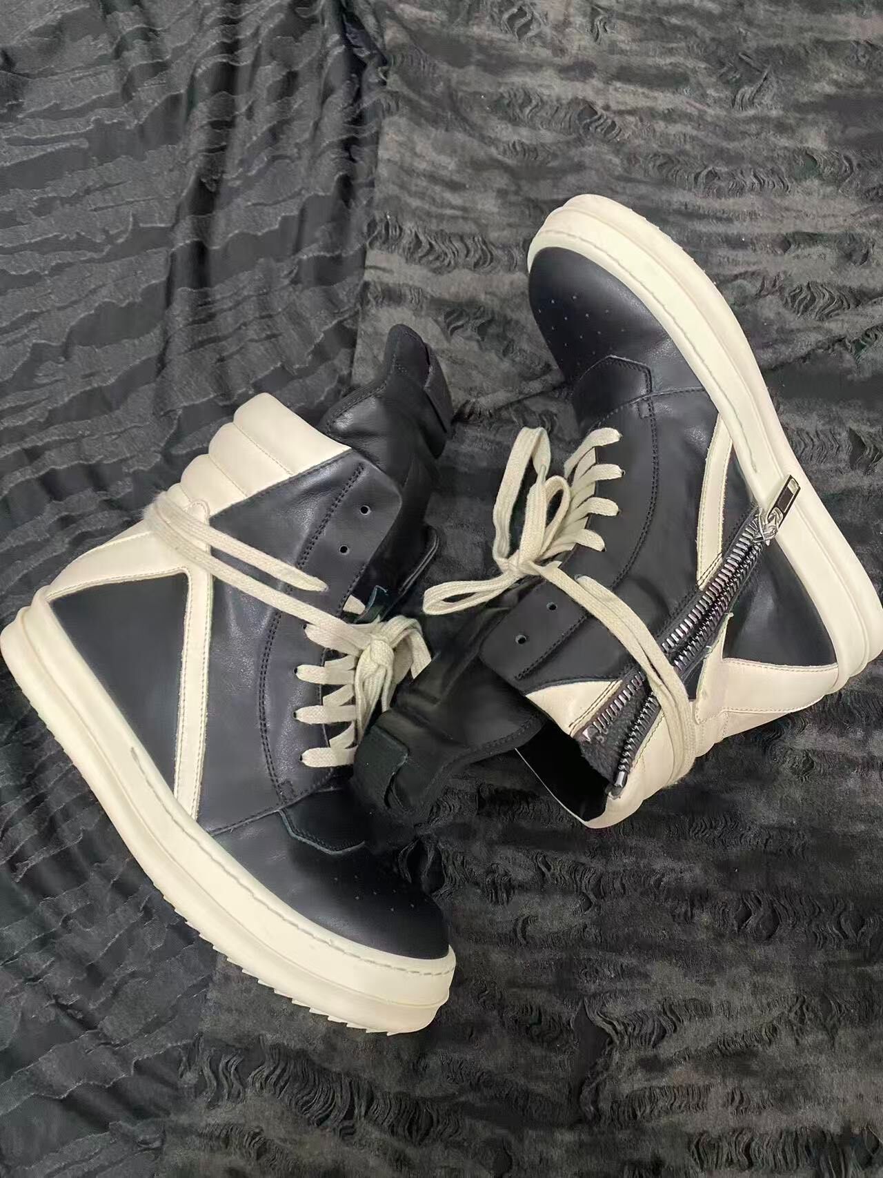 Rick Owens New High-Top Shoes — label