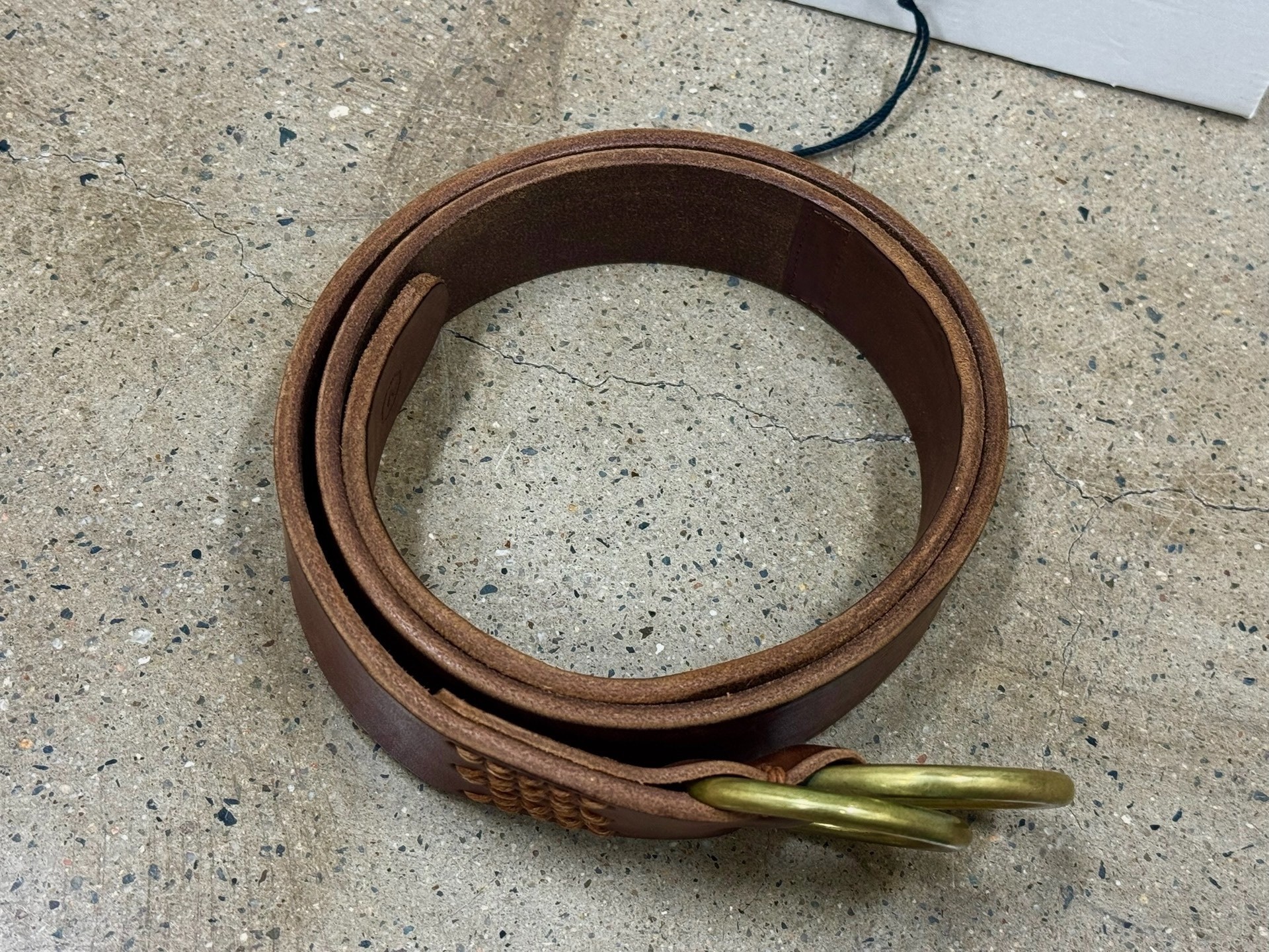 Visvim Double Ring Belt — detail