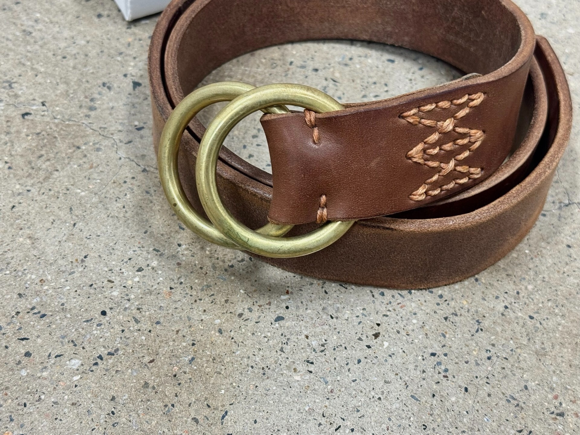 Visvim Double Ring Belt — front