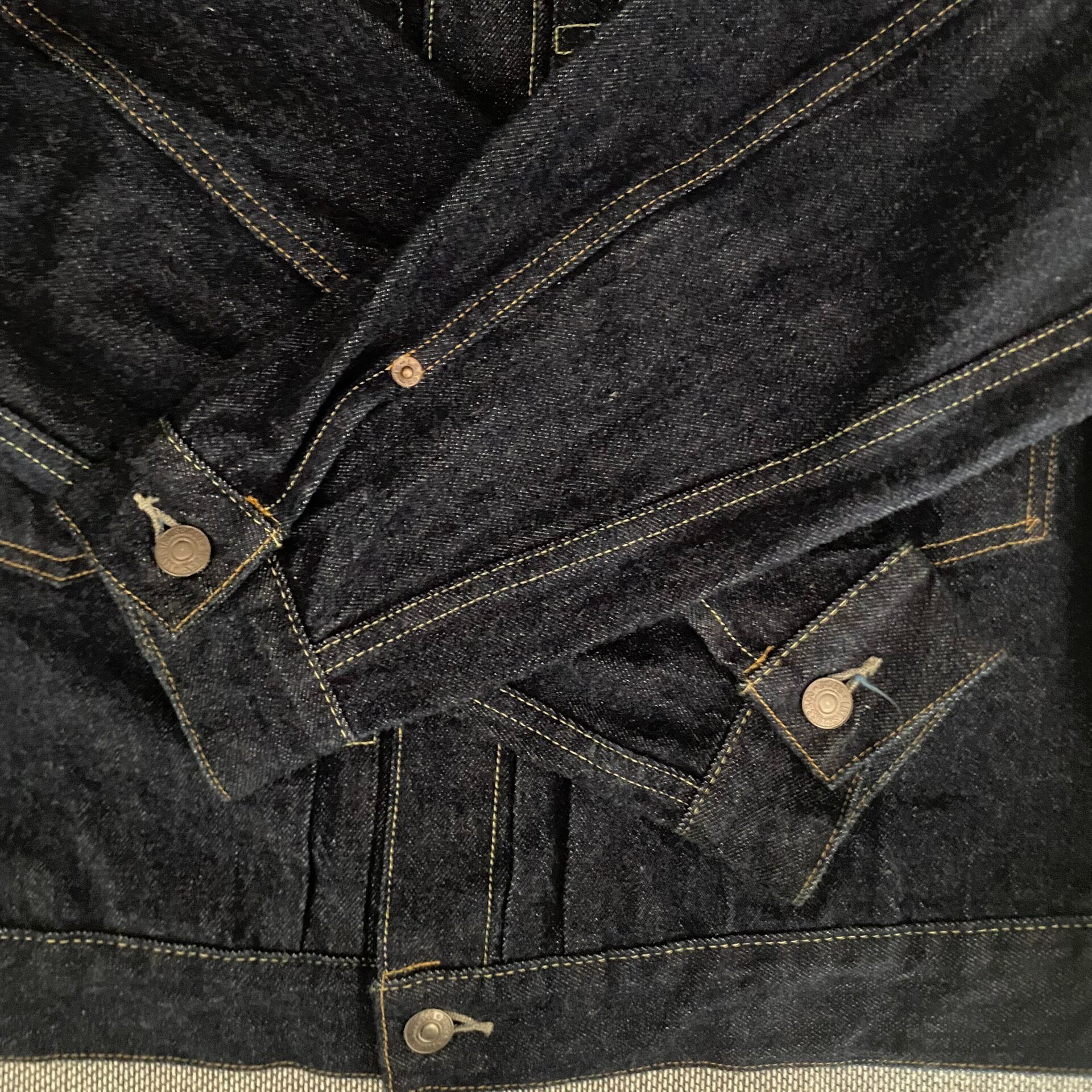 Levi's LVC 507xx Raw Denim Jacket — label