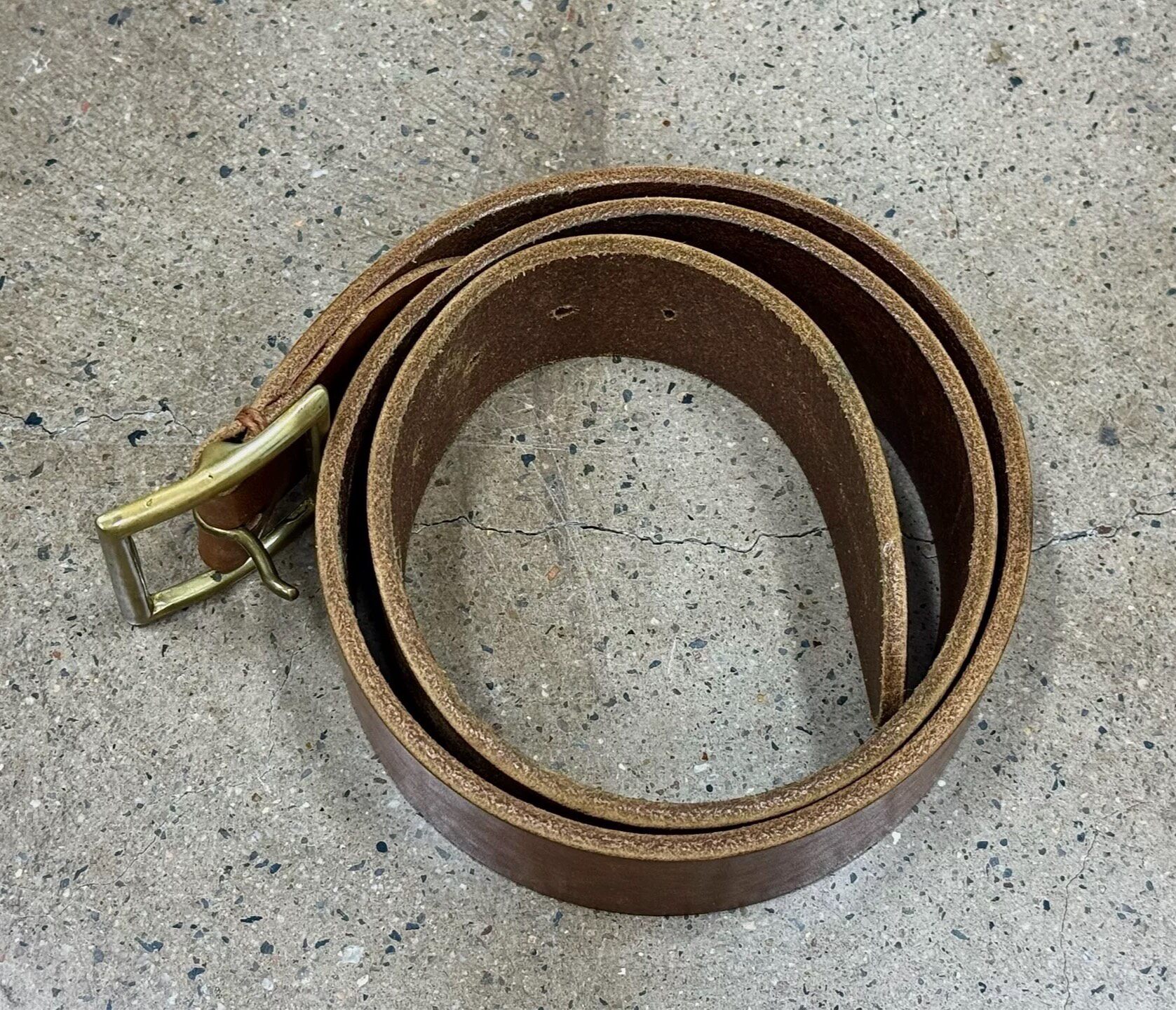 Visvim 45mm Plain Leather Belt — front