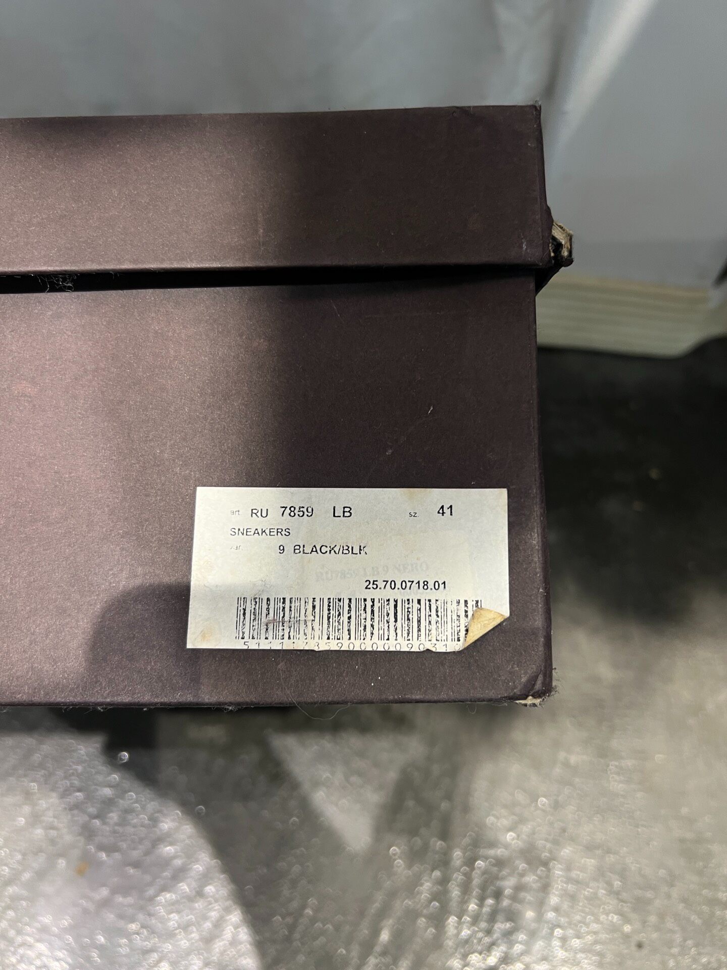 Rick Owens Dunk 08ss Suede High-Top — label