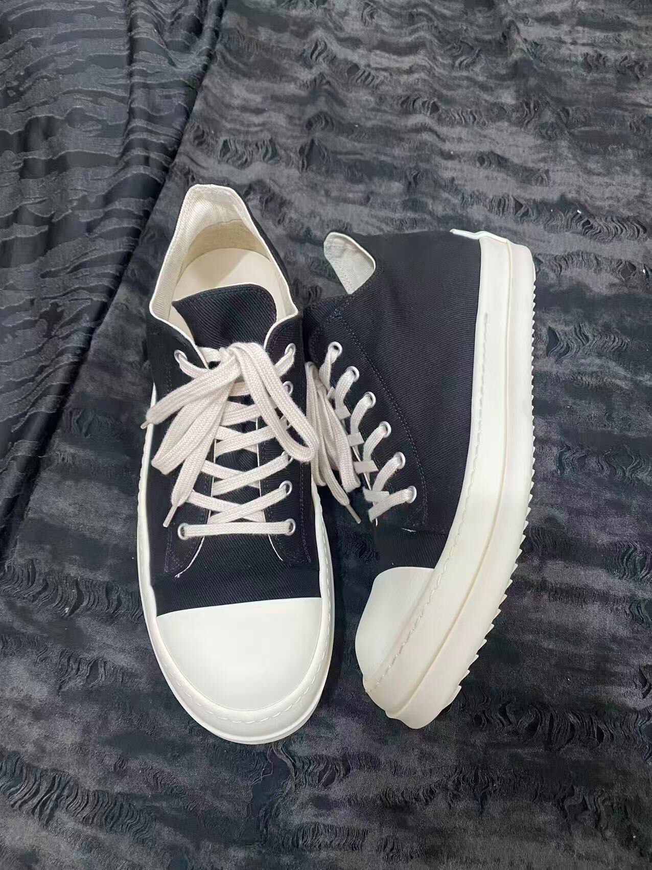 Rick Owens DRKSHDW Low-Top Canvas Shoes