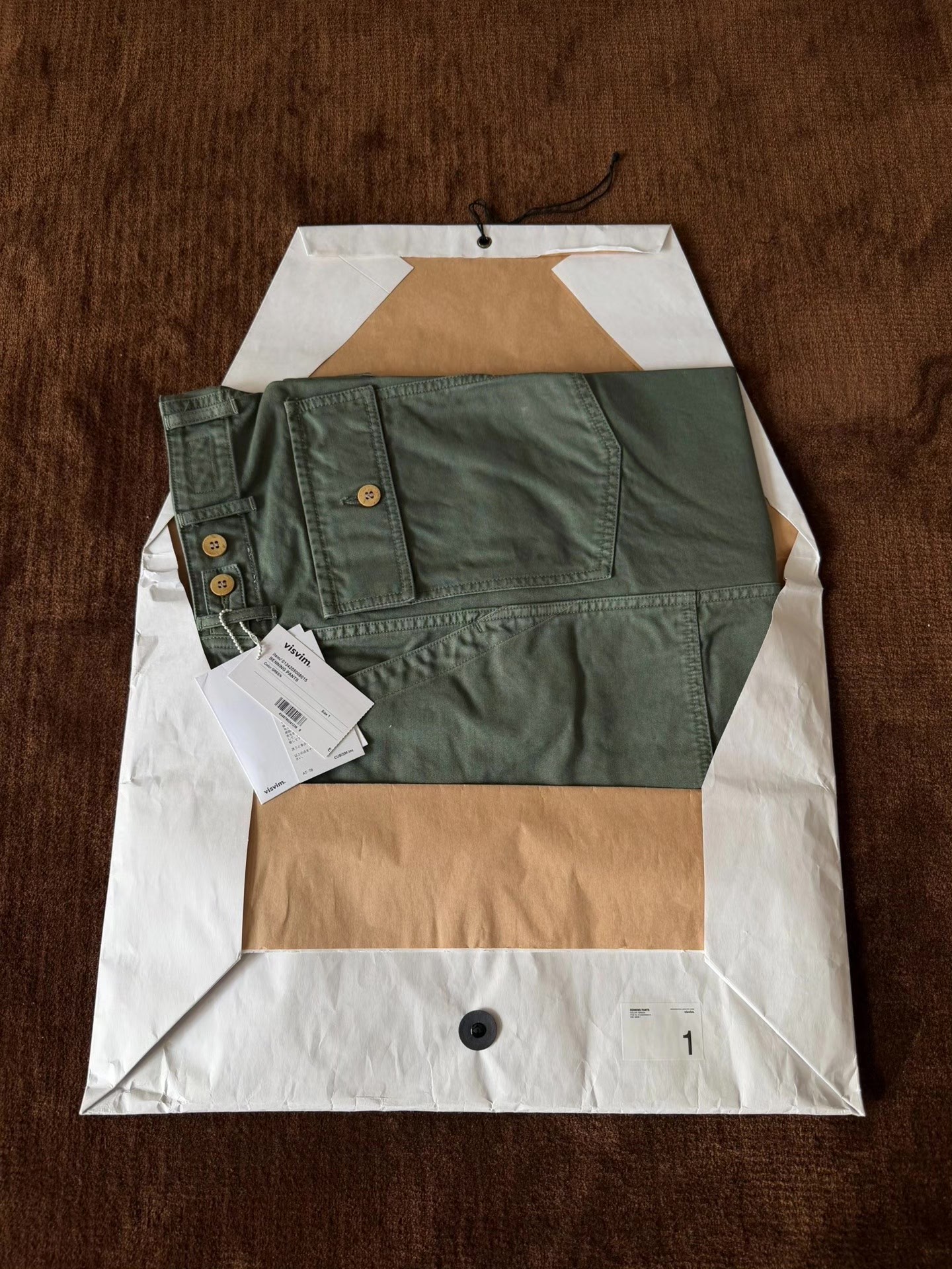 VISVIM 24aw BENNING Work Pants — back