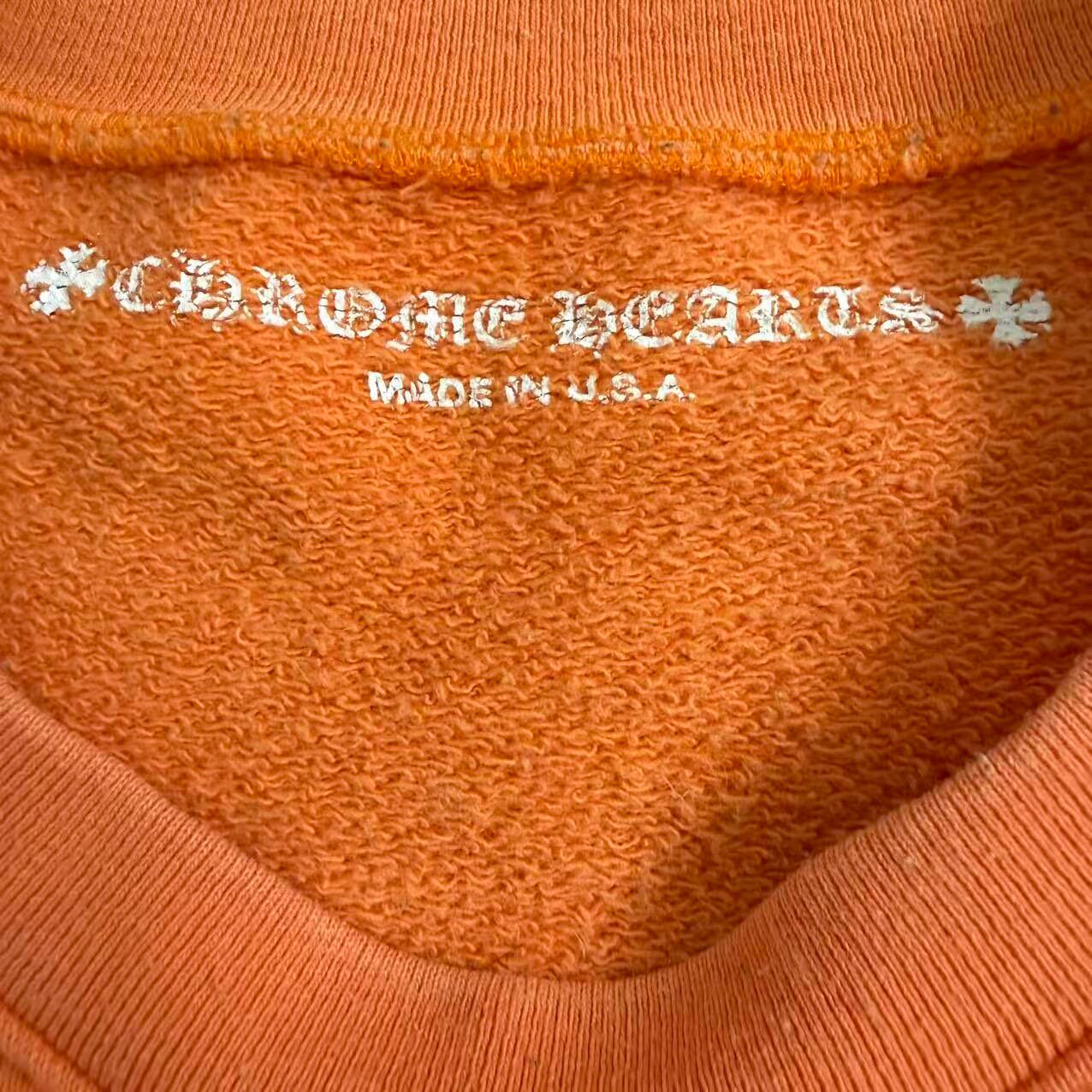 Chrome Hearts Matty Boy Orange Sweatshirt — detail