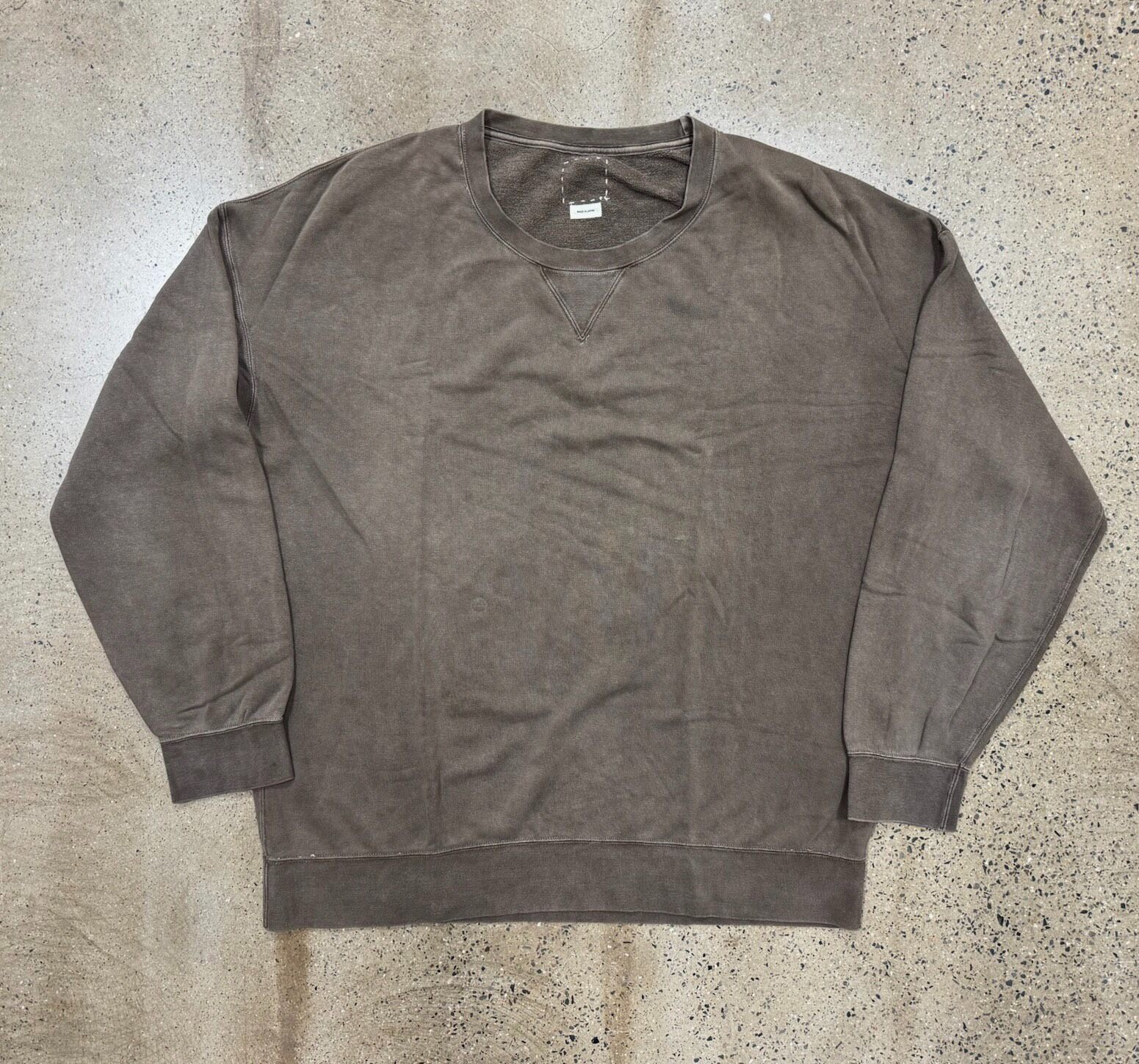 Visvim Jumbo Mud Dye Sweatshirt