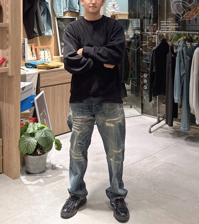 Neighborhood 16SS Distressed Jeans — back