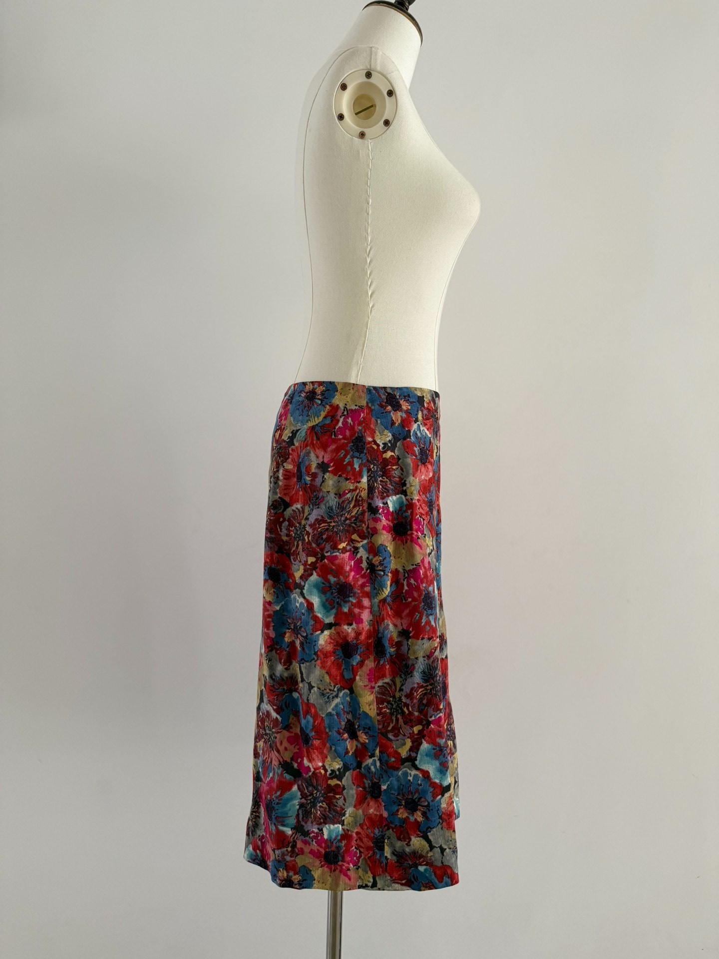 Dries Van Noten Floral Short Skirt — label