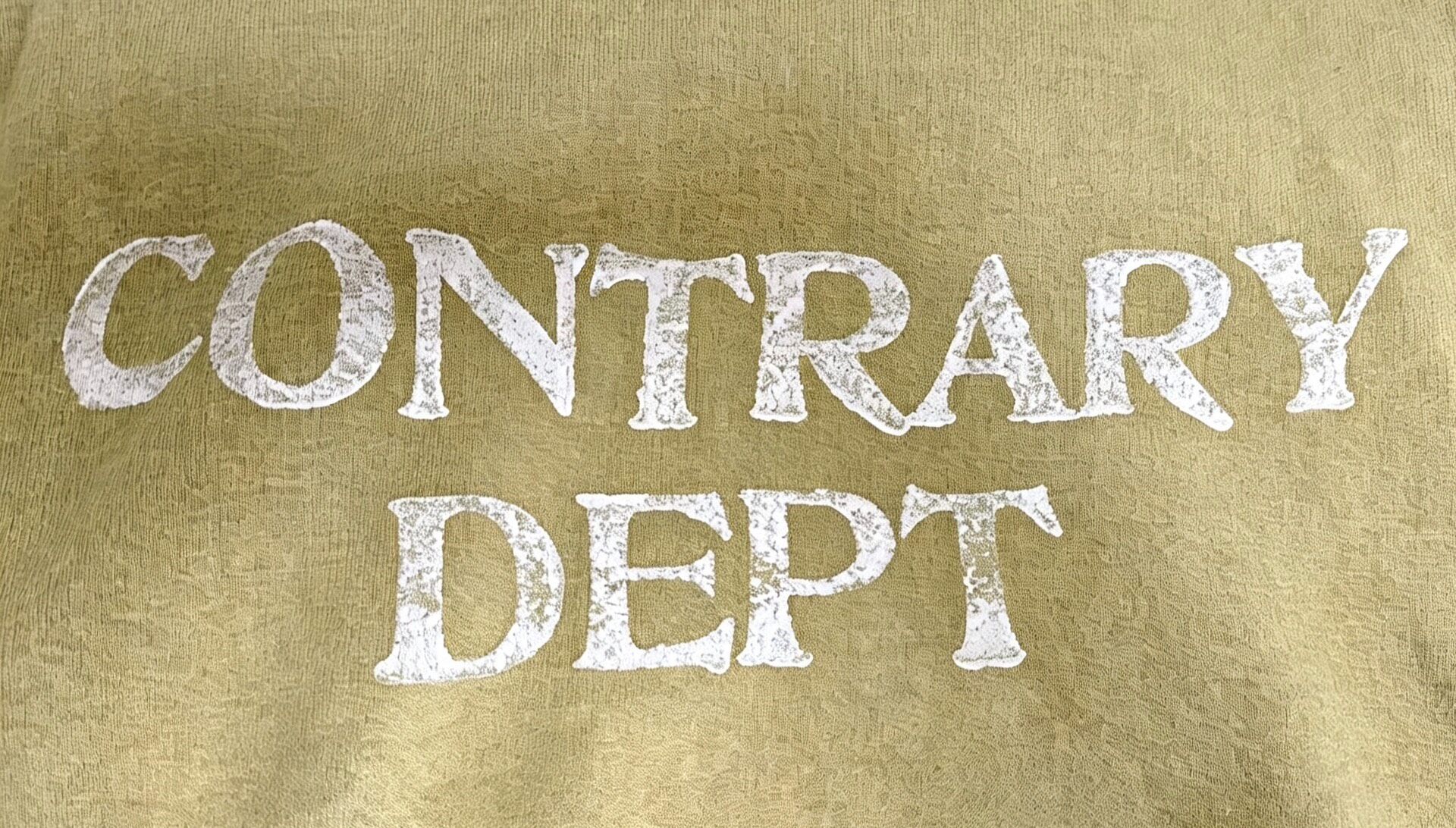 Visvim 19aw Contrary Dept Jumbo Hoodie — detail