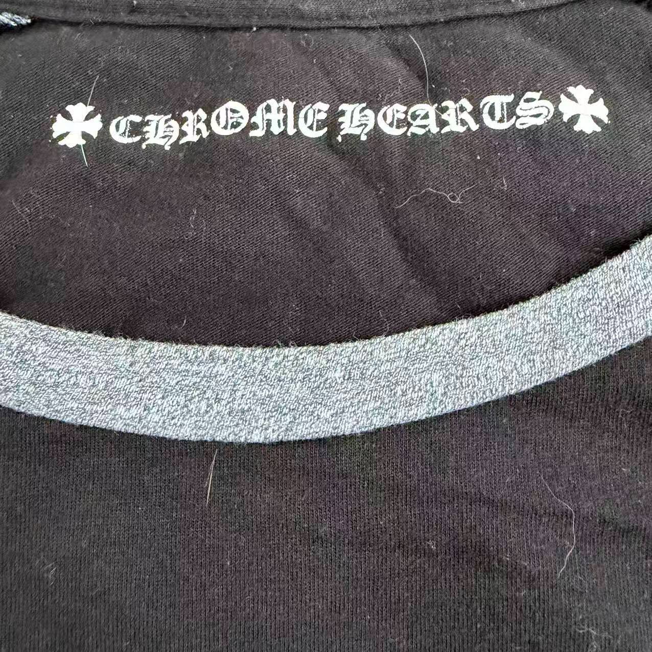 Chrome Hearts Black Cashmere Cardigan — detail