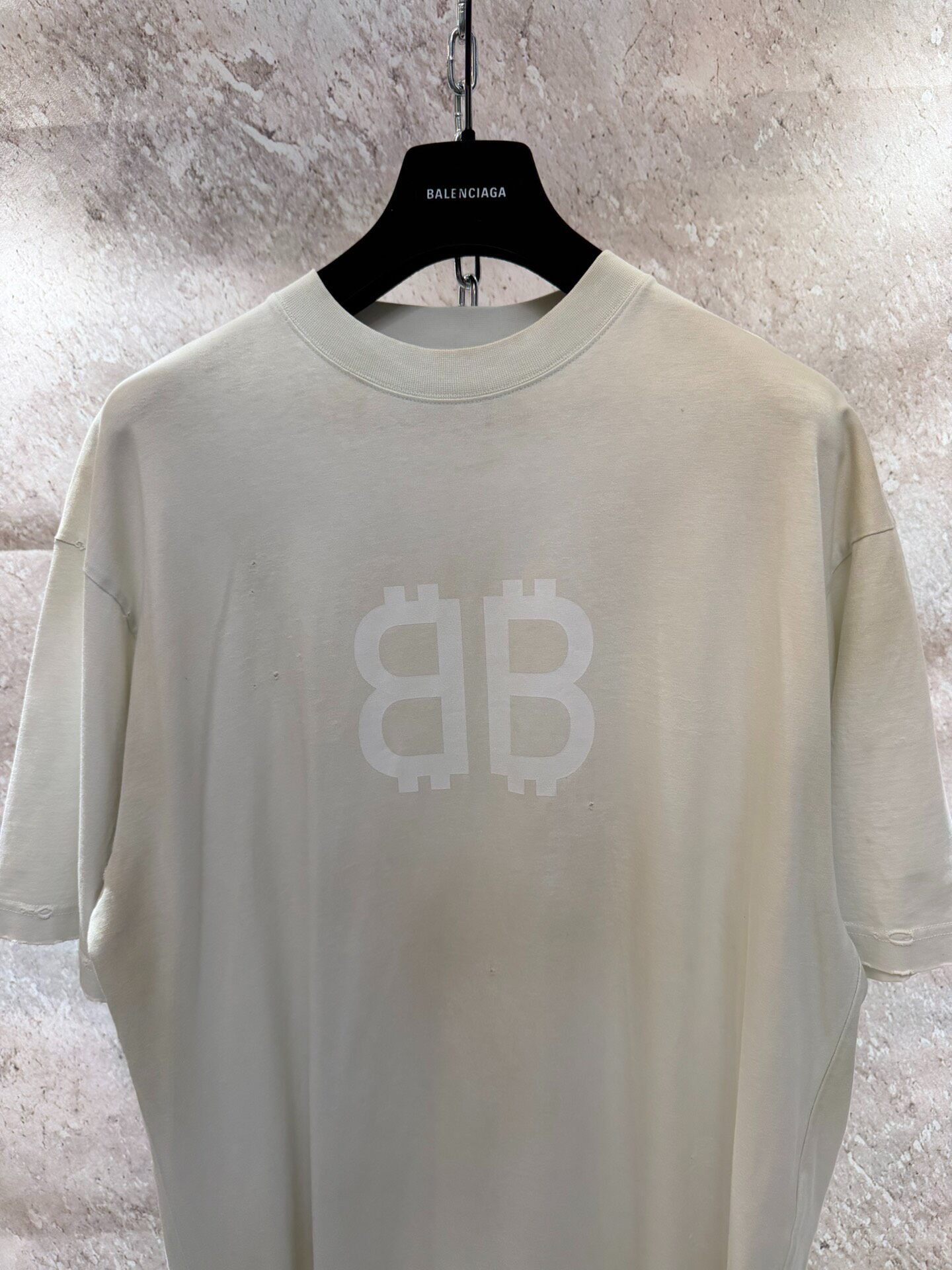 Balenciaga Double B Short Sleeve Tee — front