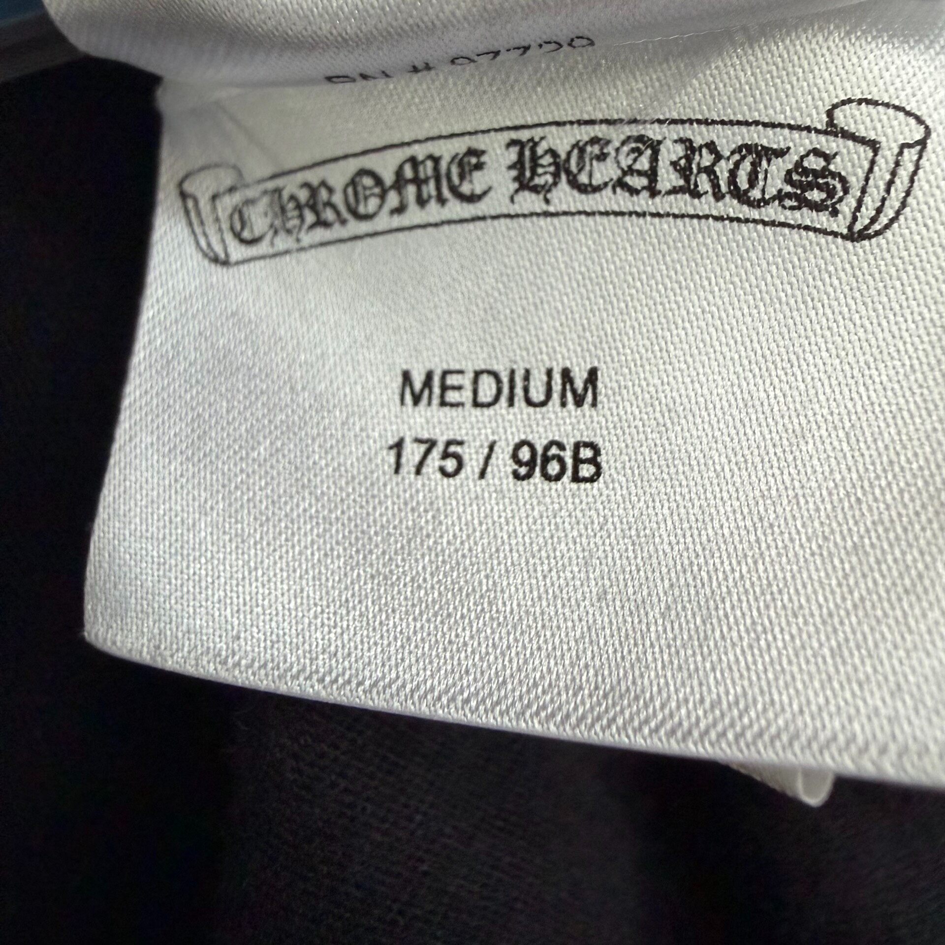 Chrome Hearts Long Sleeve Top — label
