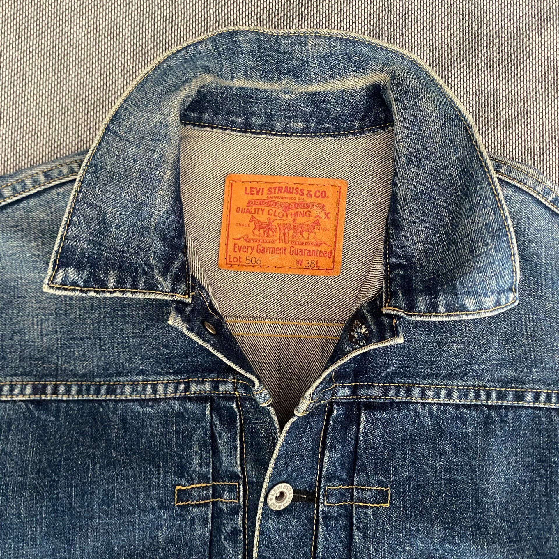 Levi's LVC 506XX Denim Jacket — detail