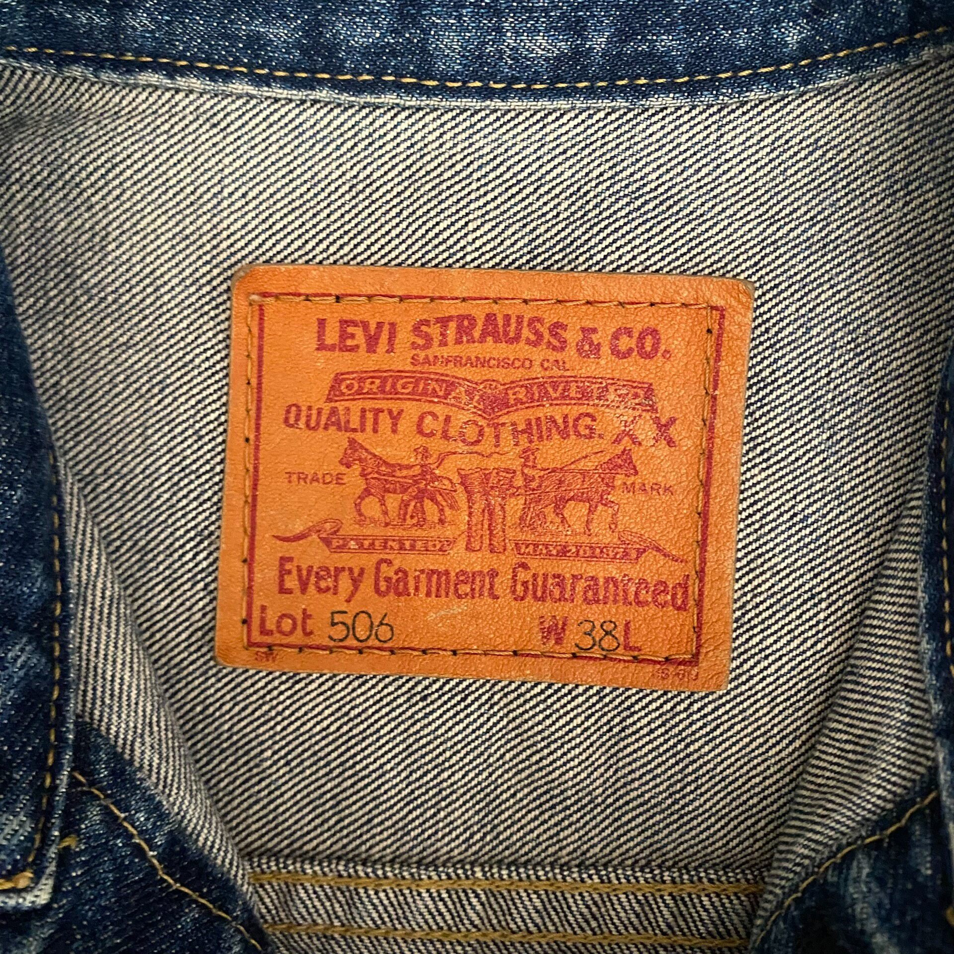 Levi's LVC 506XX Denim Jacket — back
