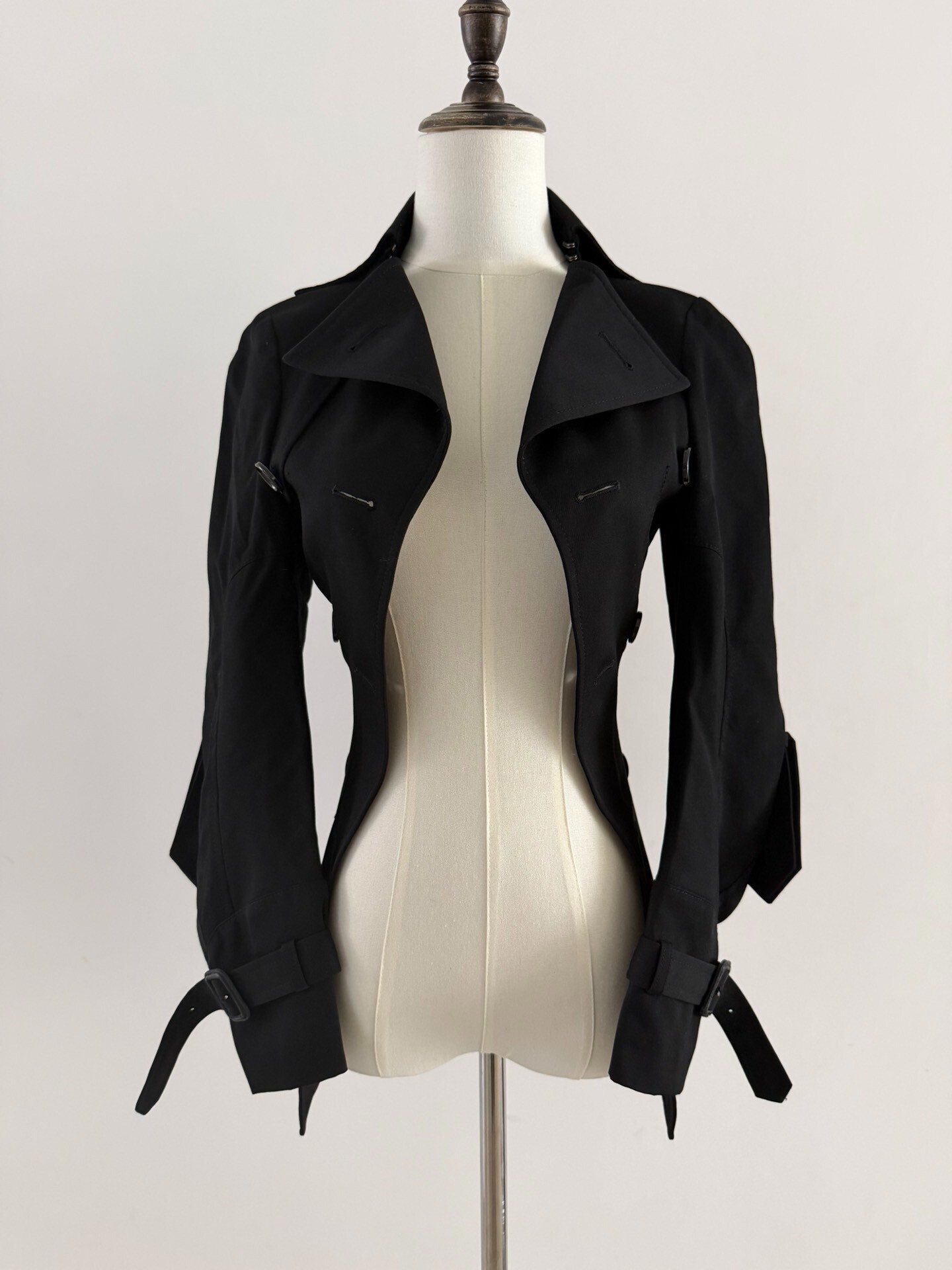 Junya Watanabe 06SS Black Tailored Jacket — back