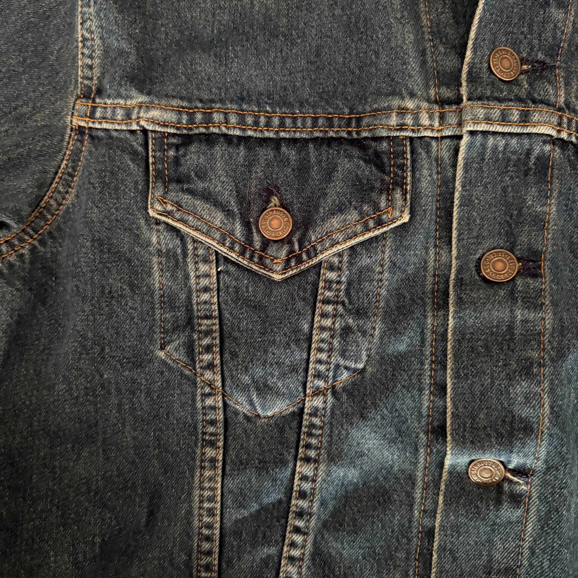 Levi's LVC Denim Trucker Jacket — label