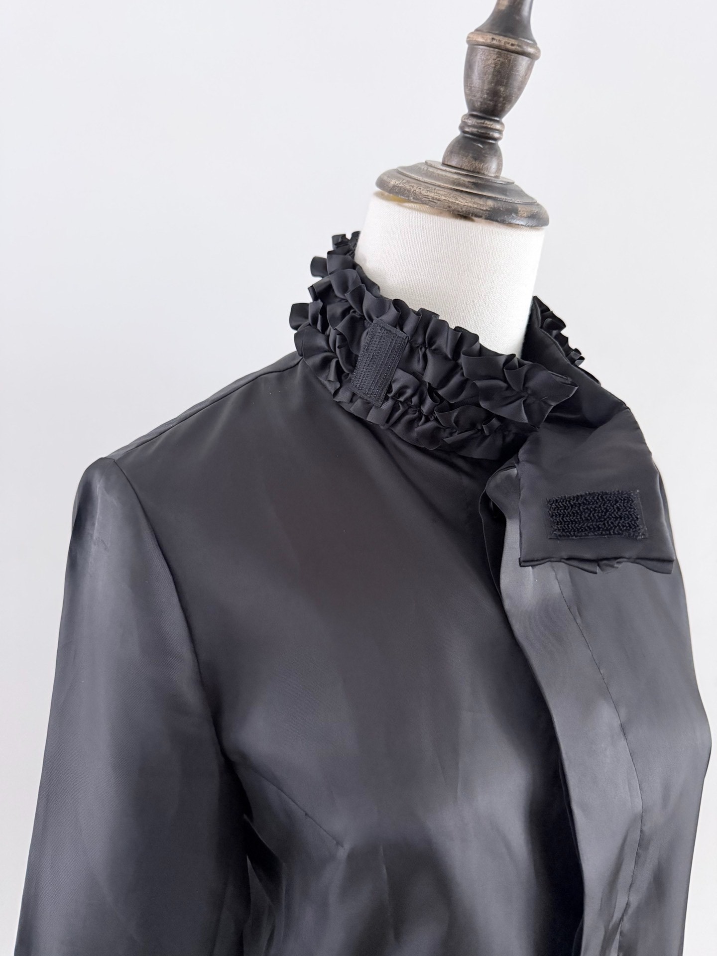 CDG Tricot Floral Collar Shirt Jacket — front