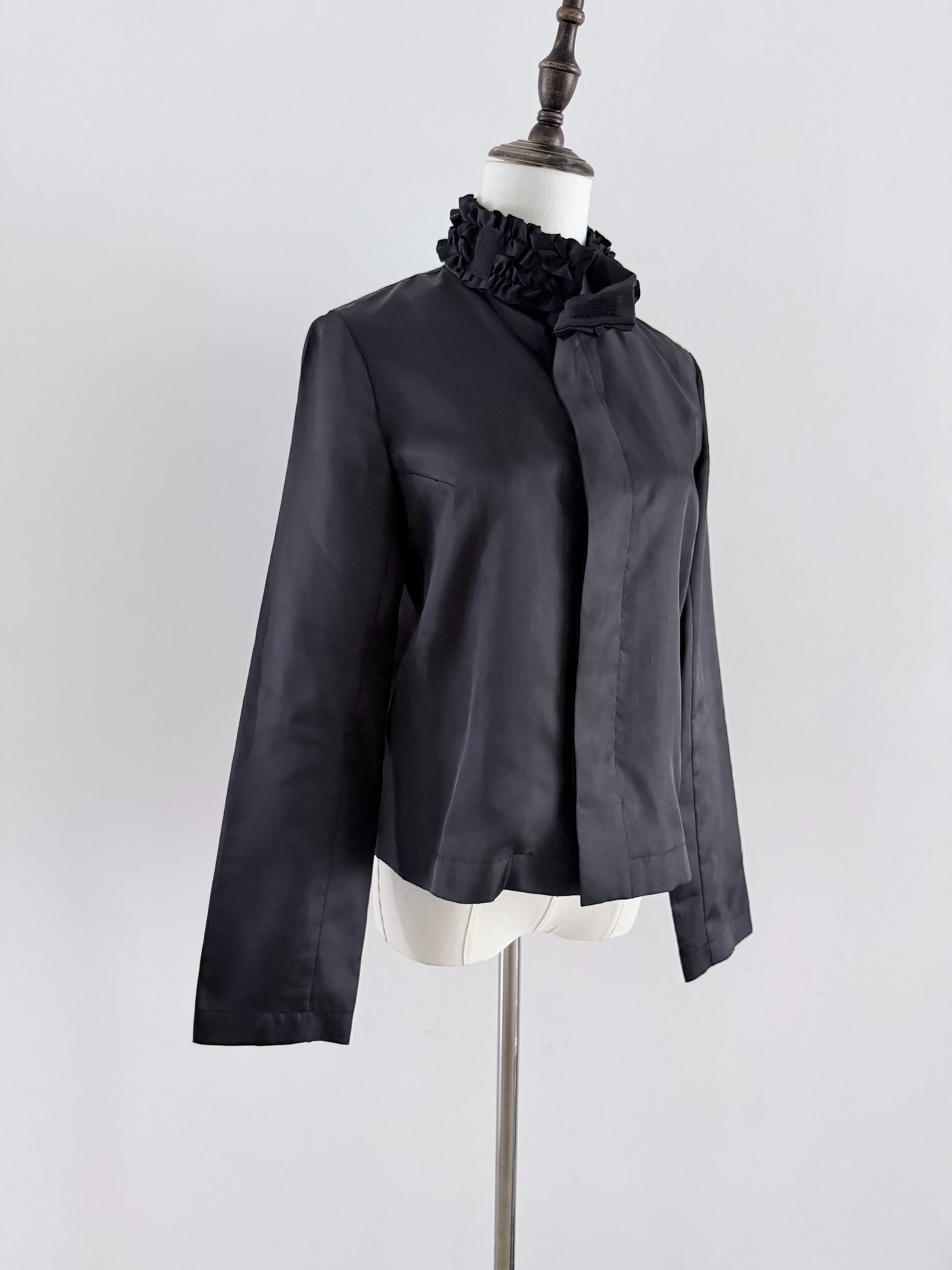 CDG Tricot Floral Collar Shirt Jacket