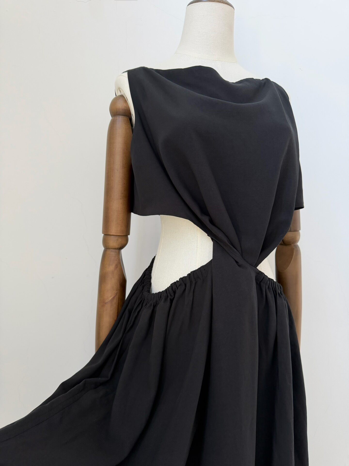 Issey Miyake 24SS Cutout Maxi Dress — front