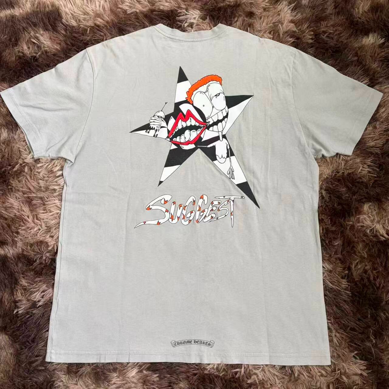 Chrome Hearts Mattyboy Gray T-Shirt — front
