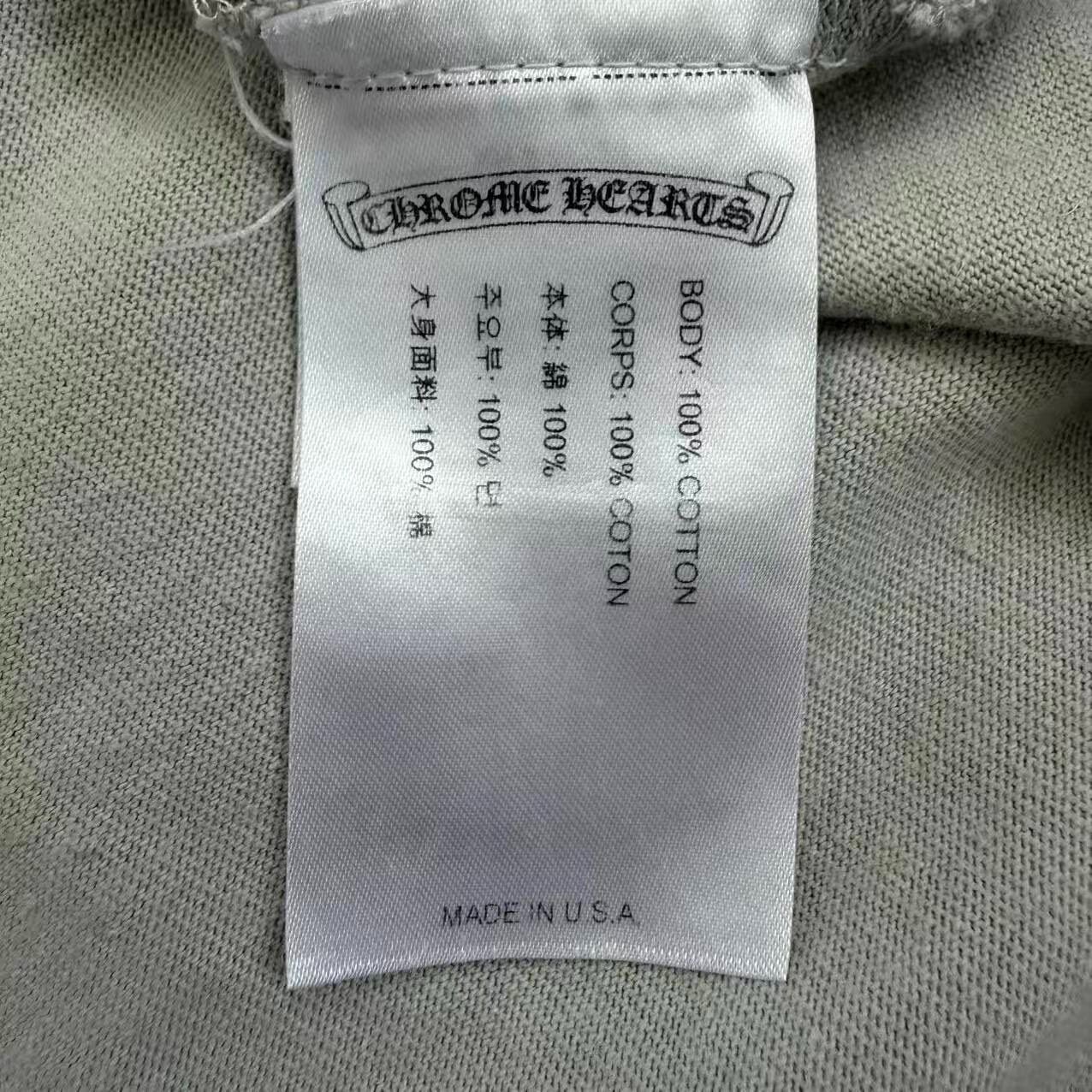 Chrome Hearts Mattyboy Gray T-Shirt — back