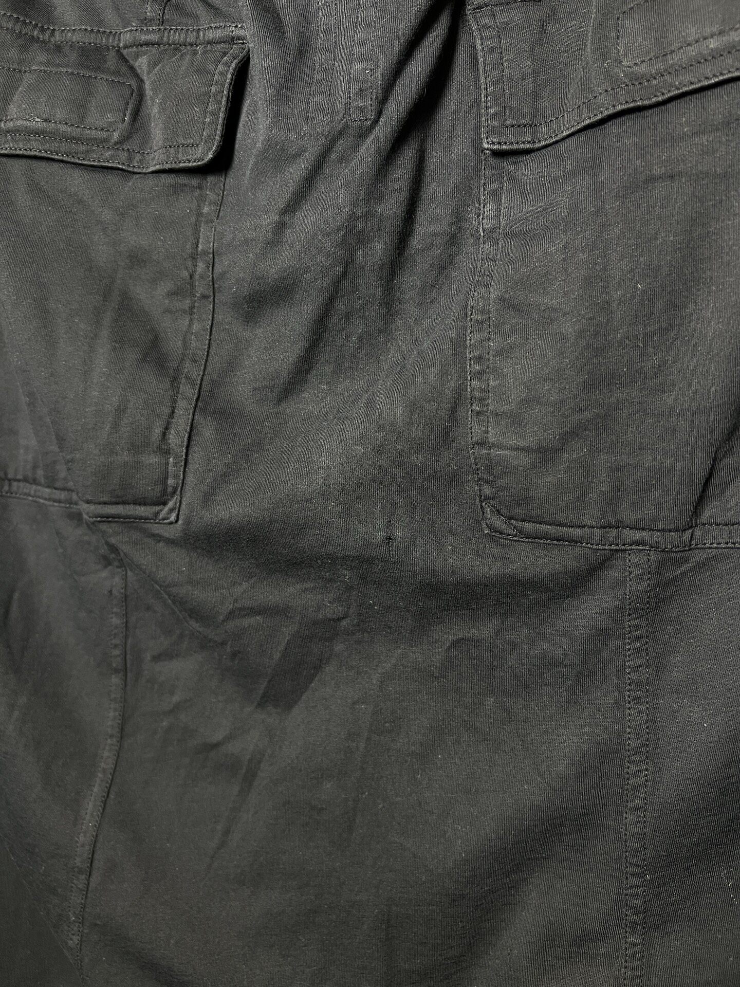 Rick Owens 17FW Slant Placket Cotton Pants — back