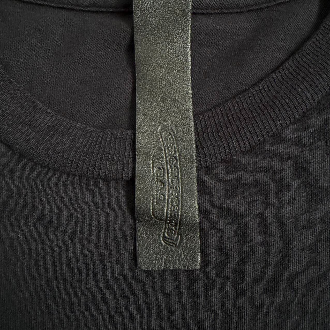 Chrome Hearts Black Long Sleeve Embroidered Top — detail