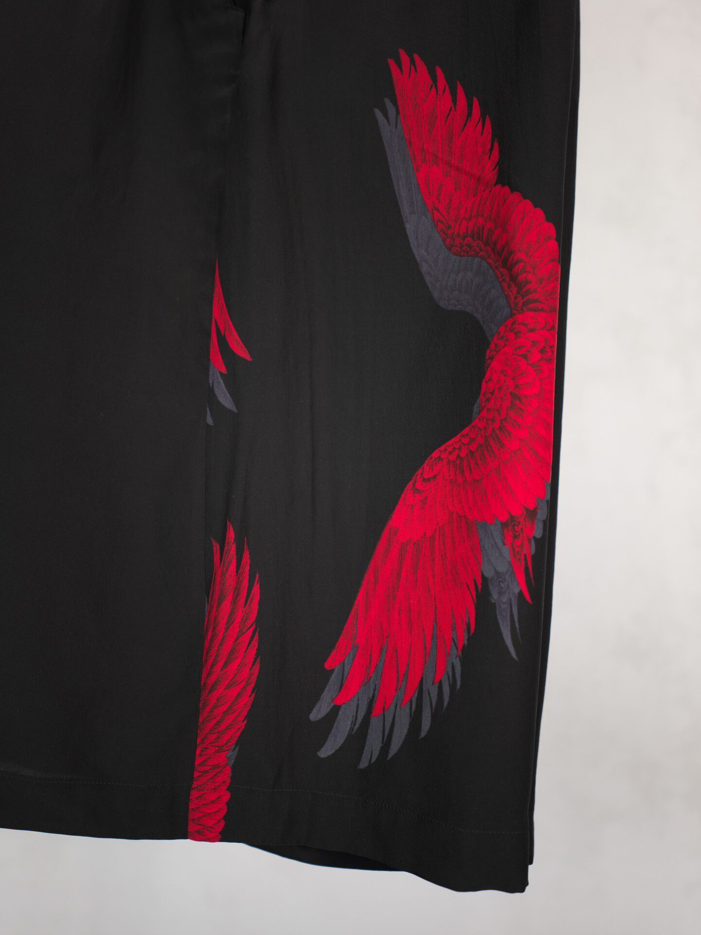 Yohji Yamamoto 21AW Crow Silk Culotte — back