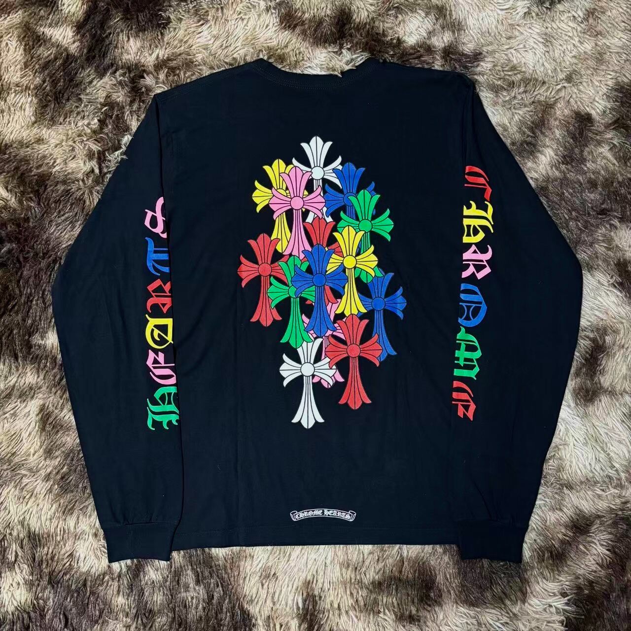 Chrome Hearts Colorful Cross Long Sleeve — front