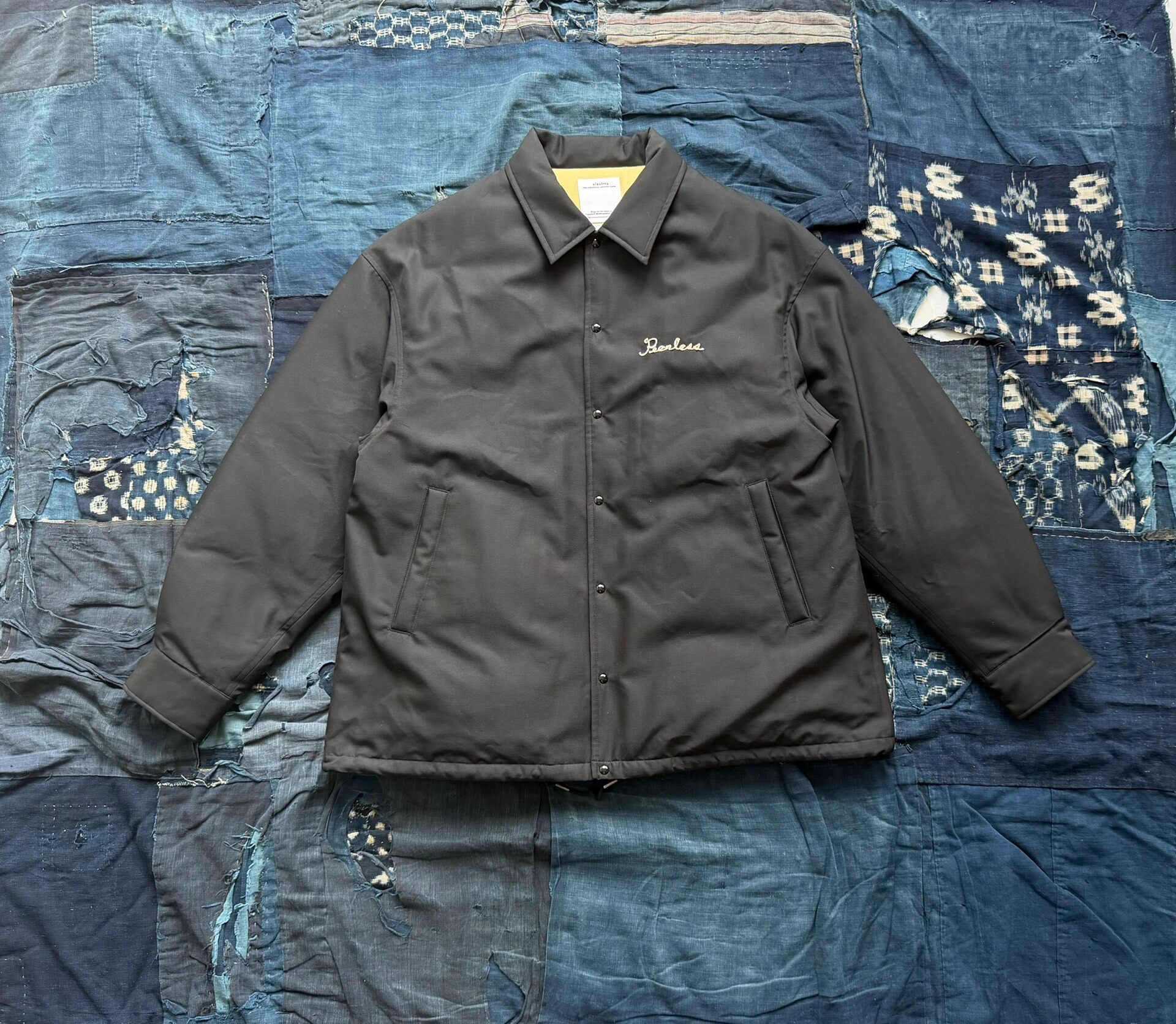 Visvim 24AW Limited Down Coach Jacket — detail
