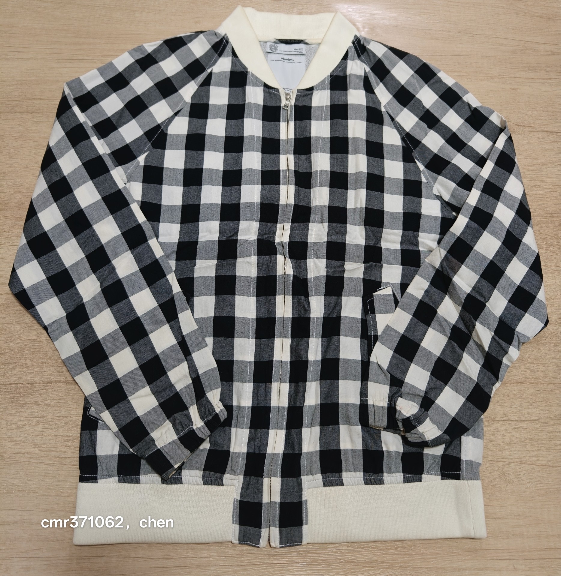 Visvim Giza Checked Bomber Jacket