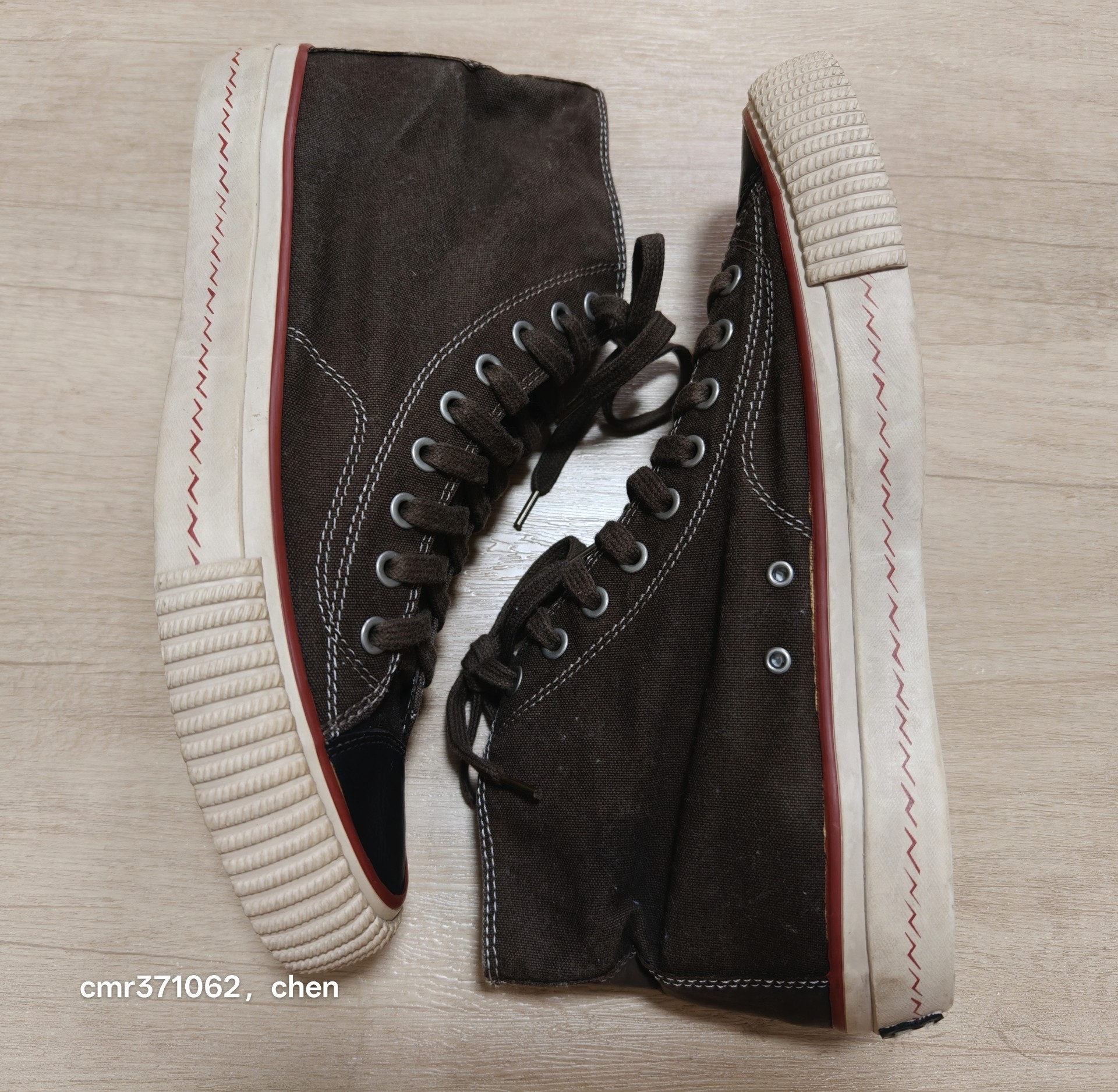 VISVIM 21 ICT Skagway Hi Canvas — detail