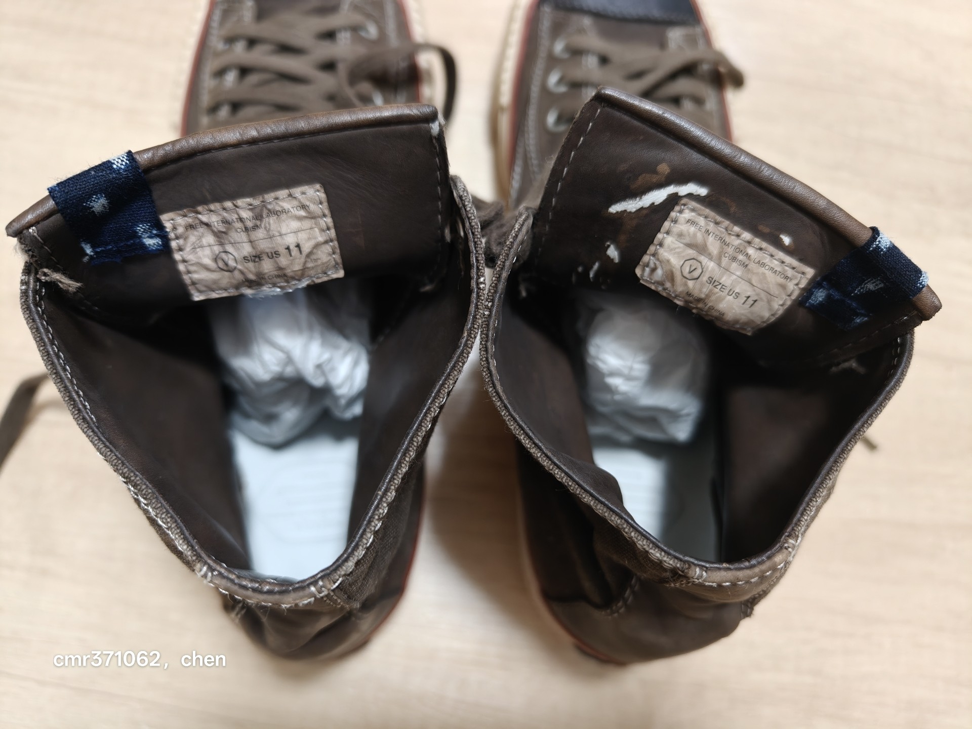 VISVIM 21 ICT Skagway Hi Canvas — back