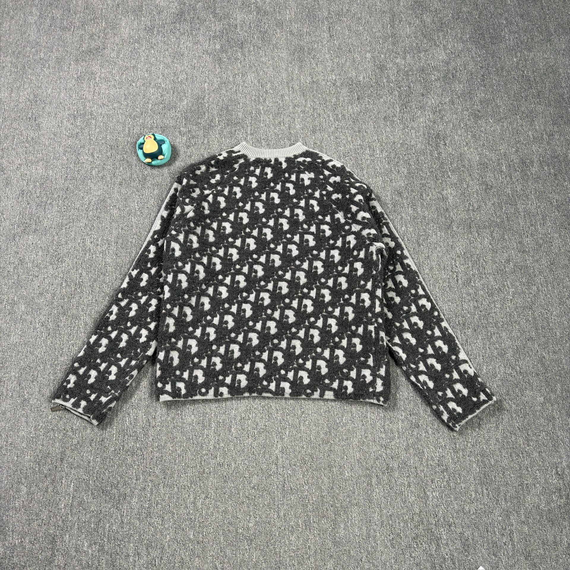 Dior 25 Monogram Zip Sweater — front