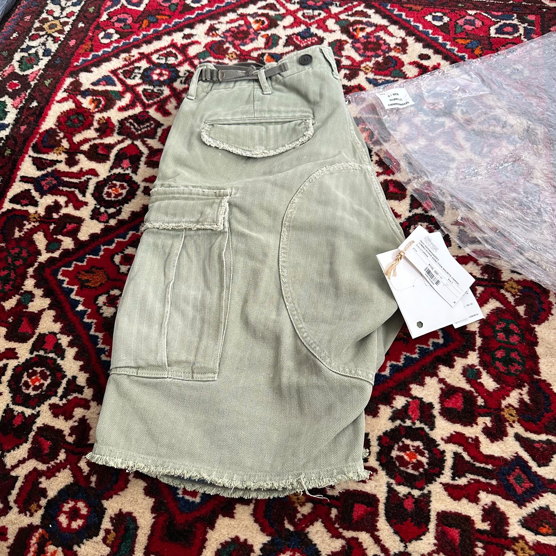 Visvim 20AW ICT Eiger Shorts — label
