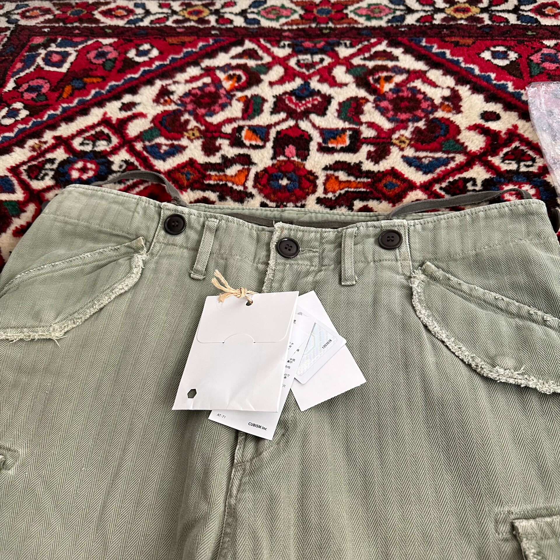 Visvim 20AW ICT Eiger Shorts — detail