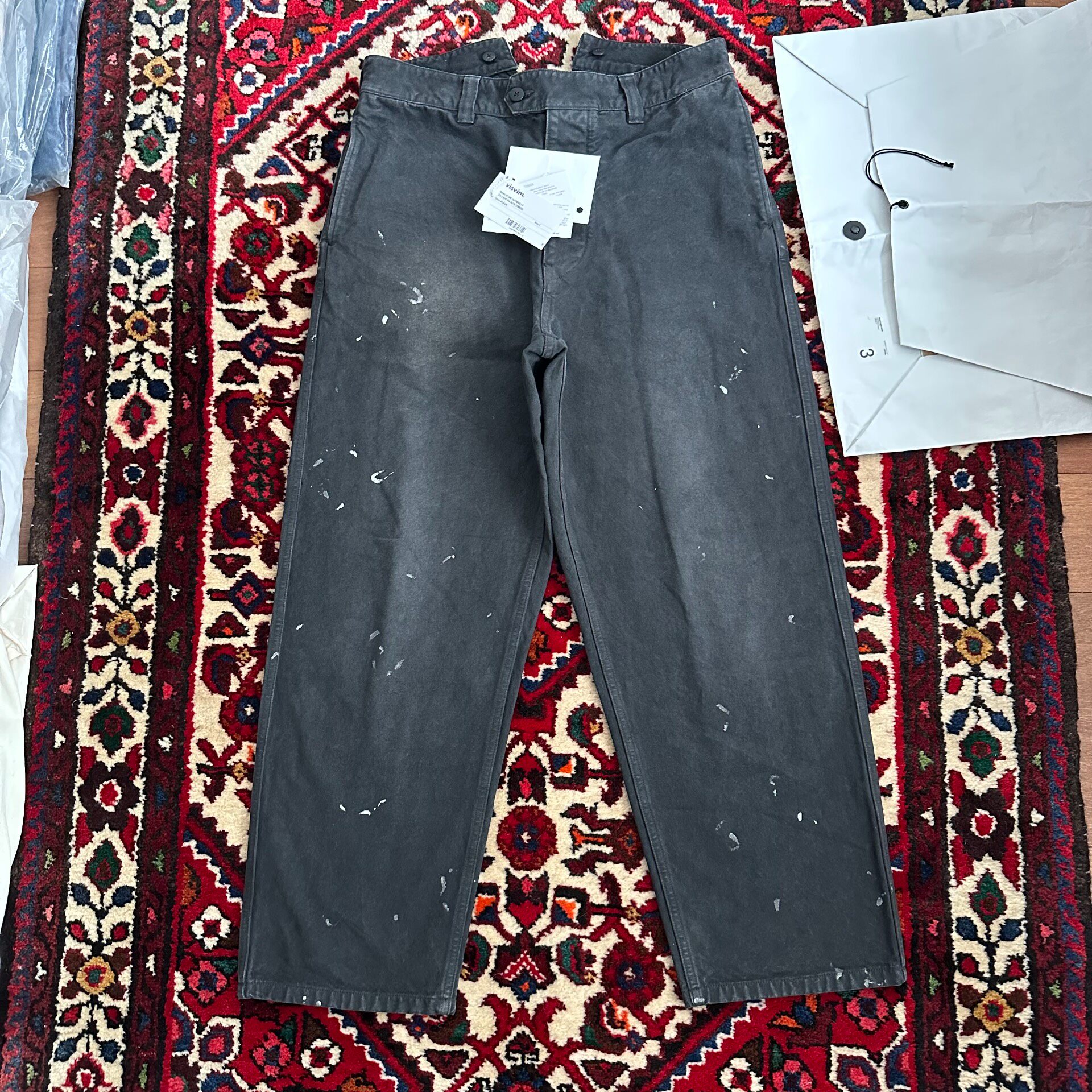Visvim 26SS Tiller Paint-Splatter Pants