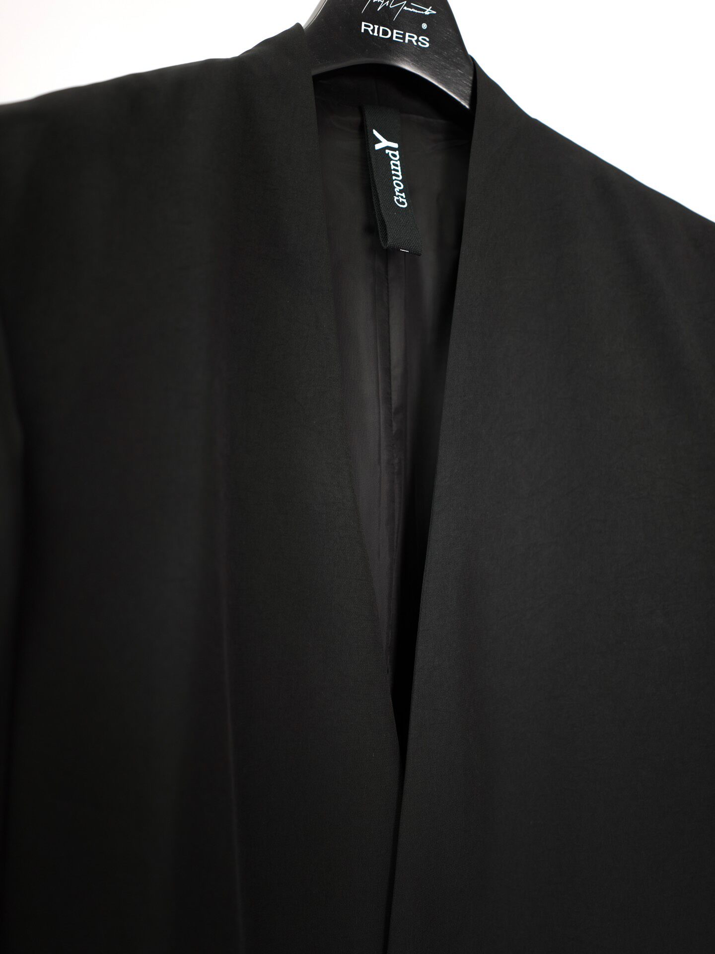 Ground Y Yohji Yamamoto 22AW Collarless Coat — back