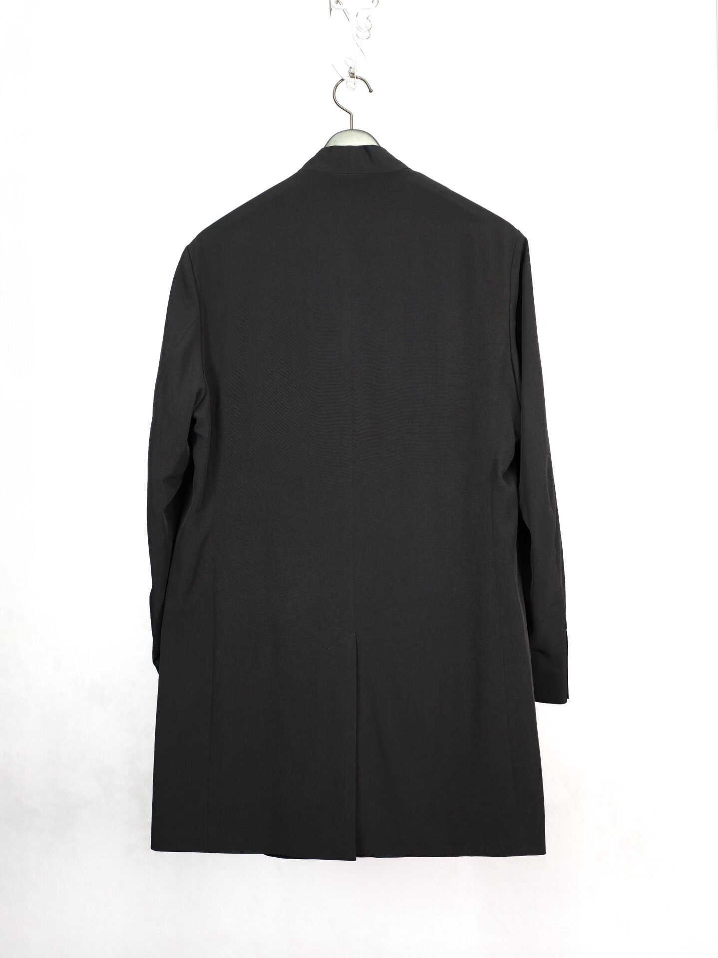 Ground Y Yohji Yamamoto 22AW Collarless Coat — front
