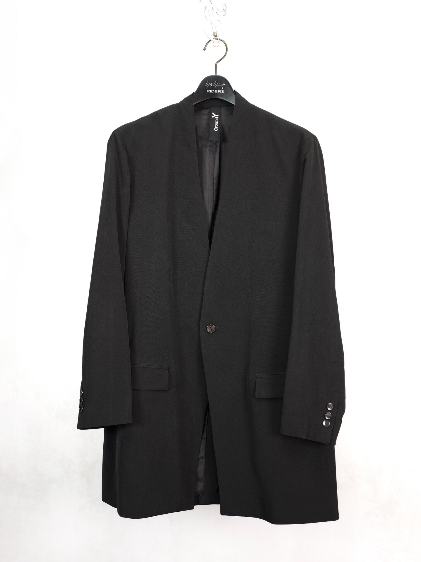 Ground Y Yohji Yamamoto 22AW Collarless Coat